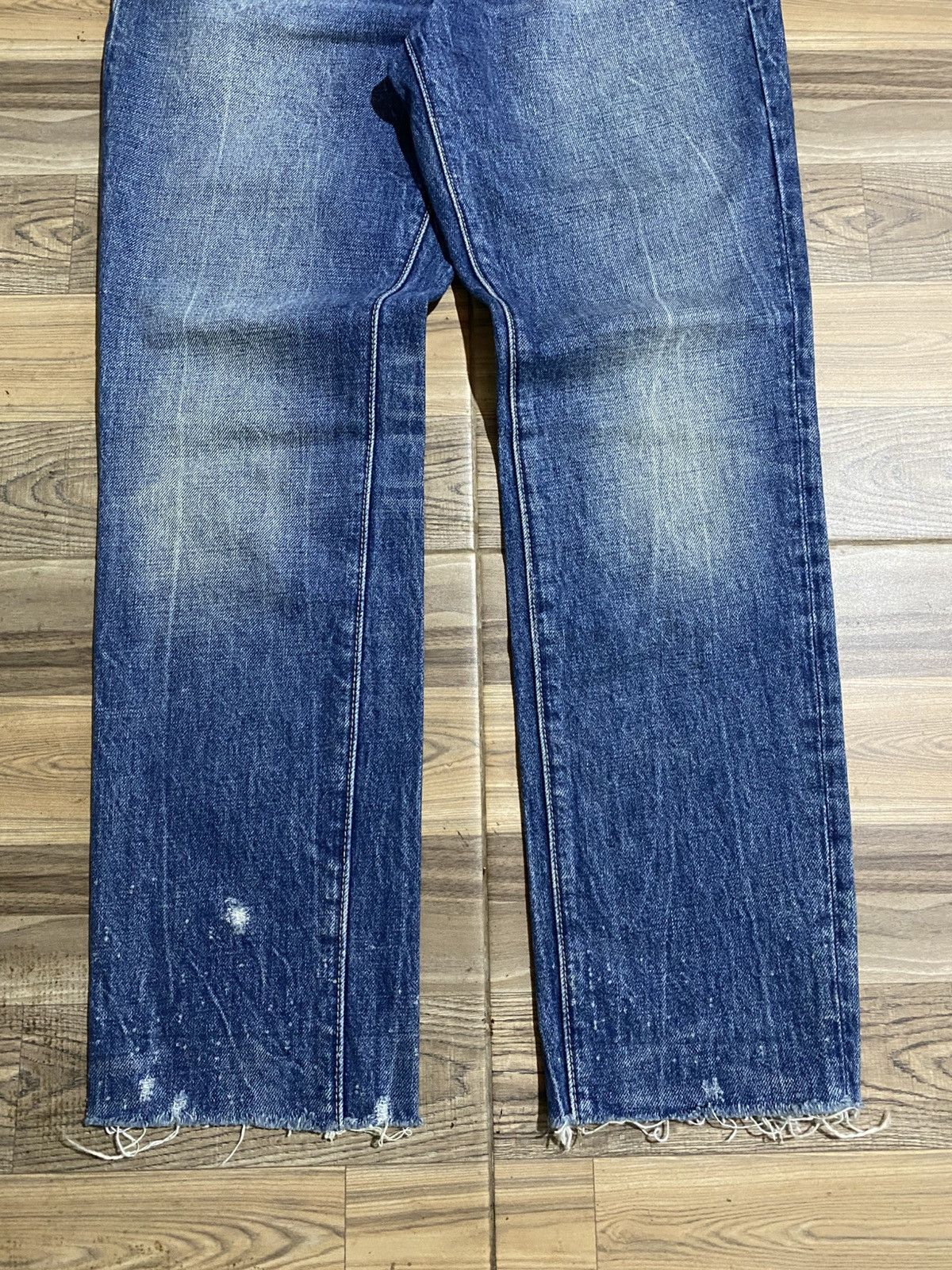 Helmut Lang HELMUT LANG HIGH RISE CROP SLIM LIGHT JACKHAMMER WASH JEANS Size 26" / US 2 / IT 38 - 2 Thumbnail
