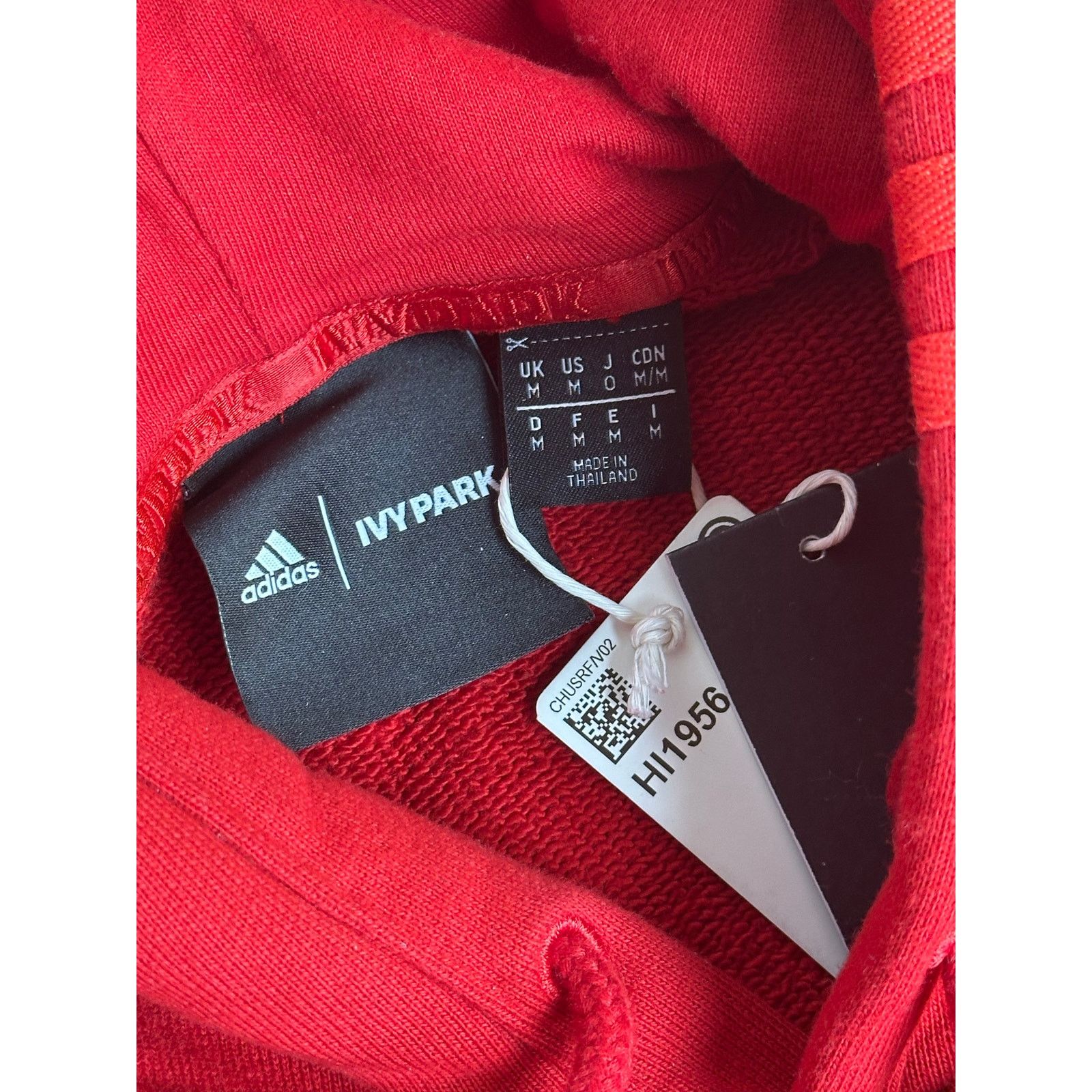 Adidas Adidas x Ivy Park Red Hoodie Size M - New Size US M / EU 48-50 / 2 - 9 Thumbnail