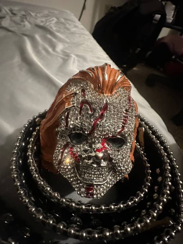 Other Stolen Arts chucky studded rhinstone belt Size 36 - 2 Thumbnail