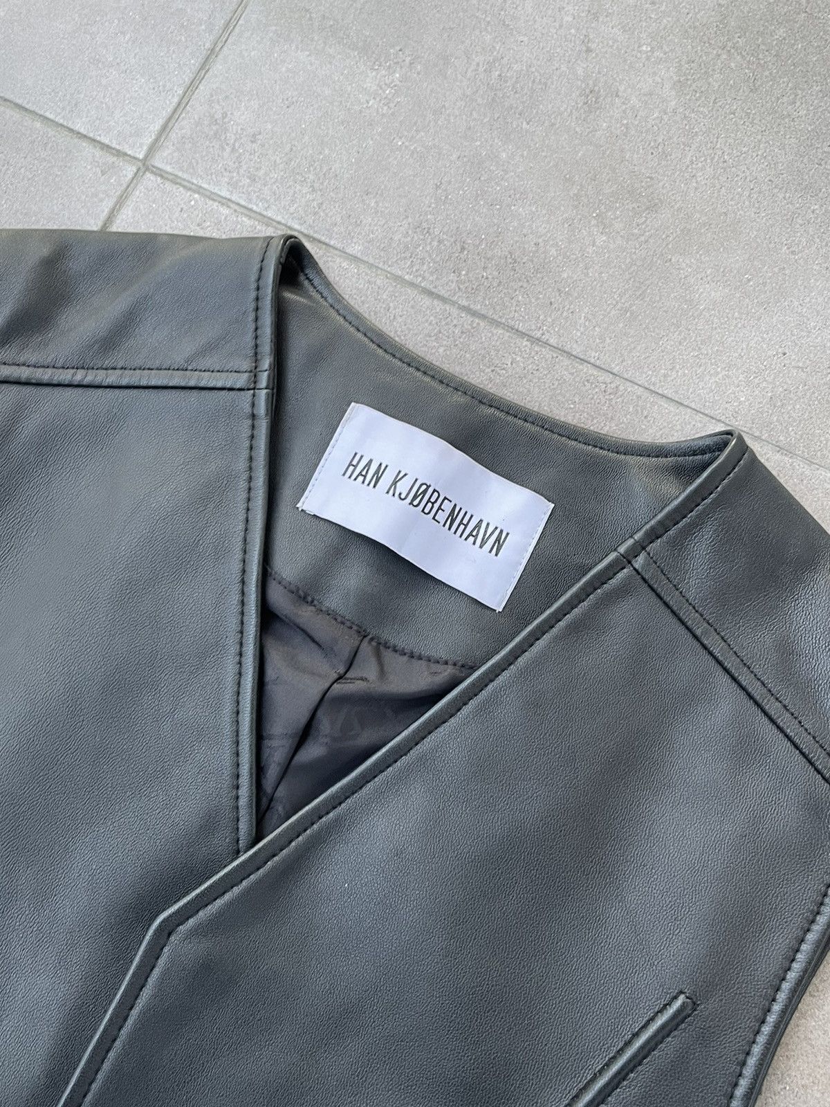 Han Kjobenhavn !DS! FW22 Han Kjobenhavn Tendon Cargo Leather Vest Size US S / EU 44-46 / 1 - 18 Thumbnail