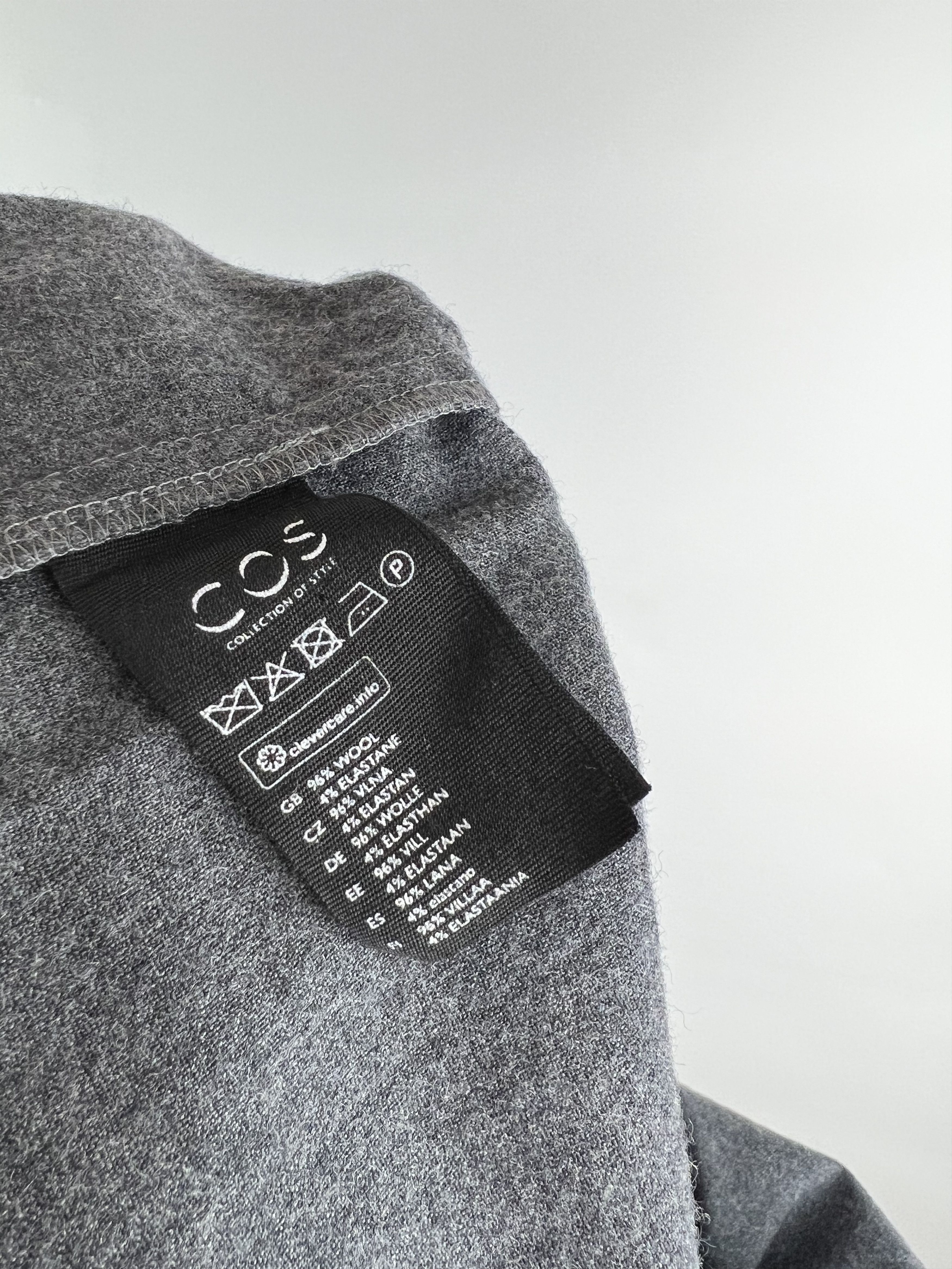 Cos COS Wool Jumpsuit Gray Size EU42 Size 34" / US 12 / IT 48 - 9 Thumbnail