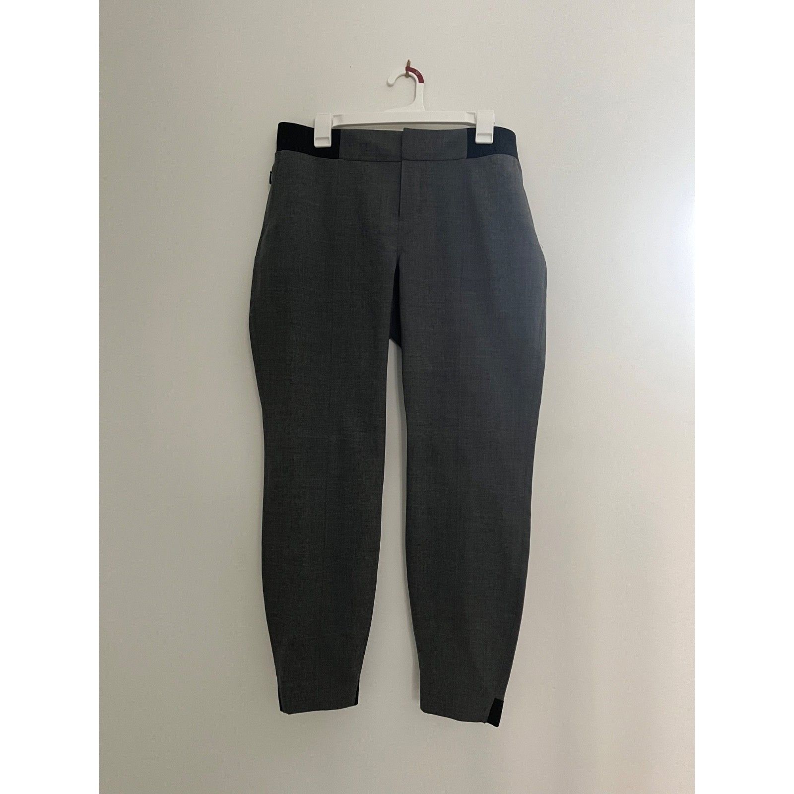 Athleta Athleta Women's Sz 12 Work It City Pants Wool Blend Gray Size 34" / US 12 / IT 48 - 2 Thumbnail