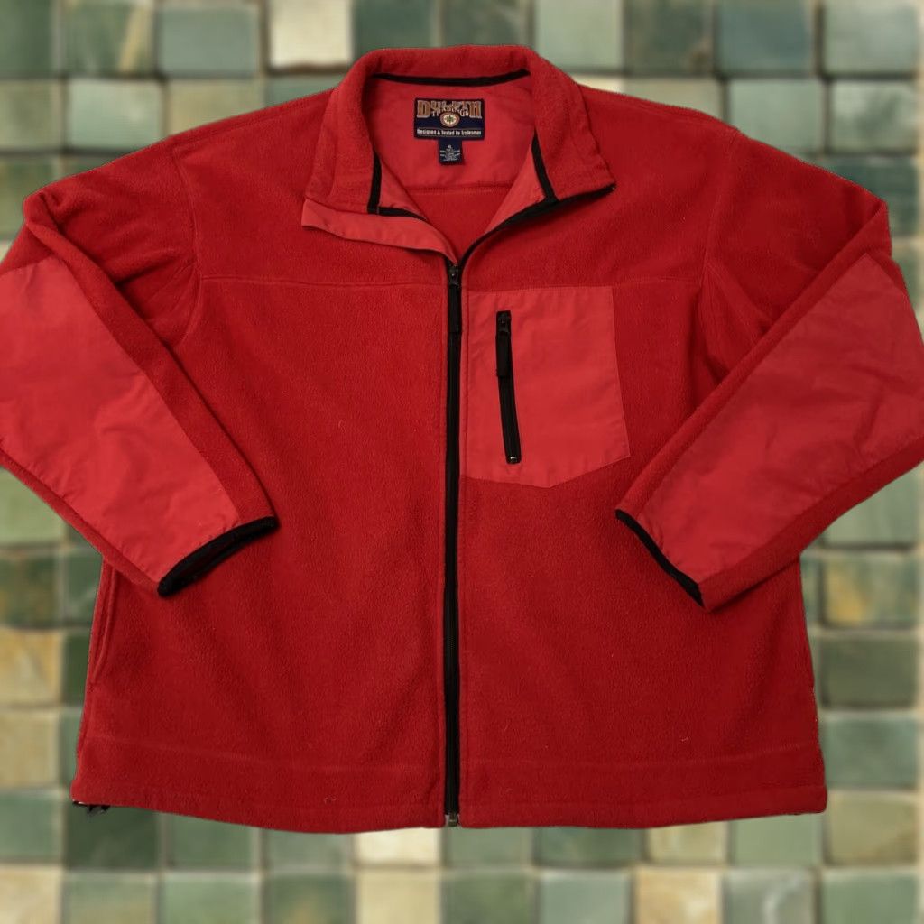 Duluth Trading Company Duluth Trading Co Mens Jacket XL Red Fleece Full Zip Pockets Long Sleeve Size US XL / EU 56 / 4 - 1 Thumbnail