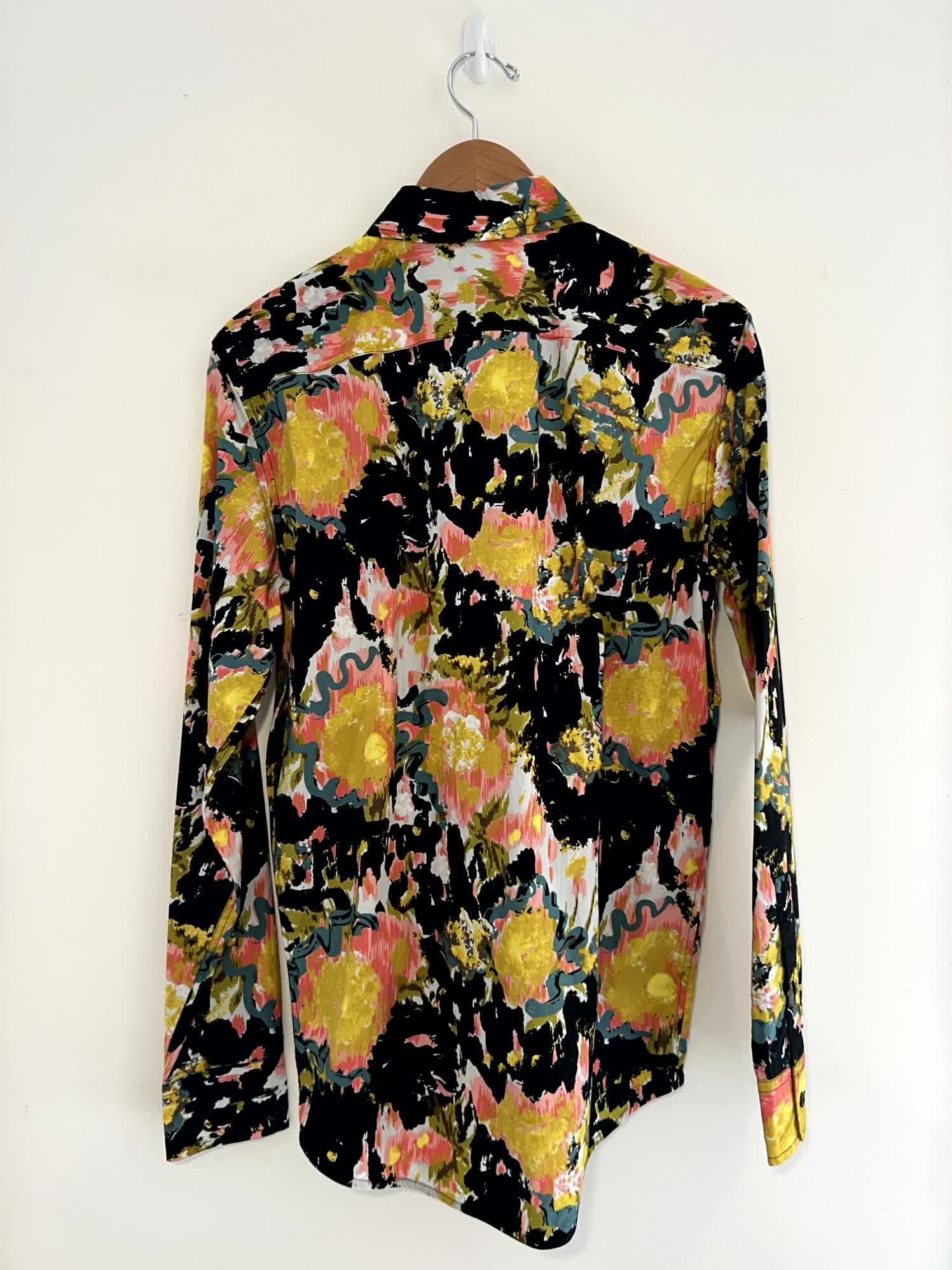 Marni Vibrant Abstract Print Button-Up Collared Shirt Size US S / EU 44-46 / 1 - 3 Thumbnail