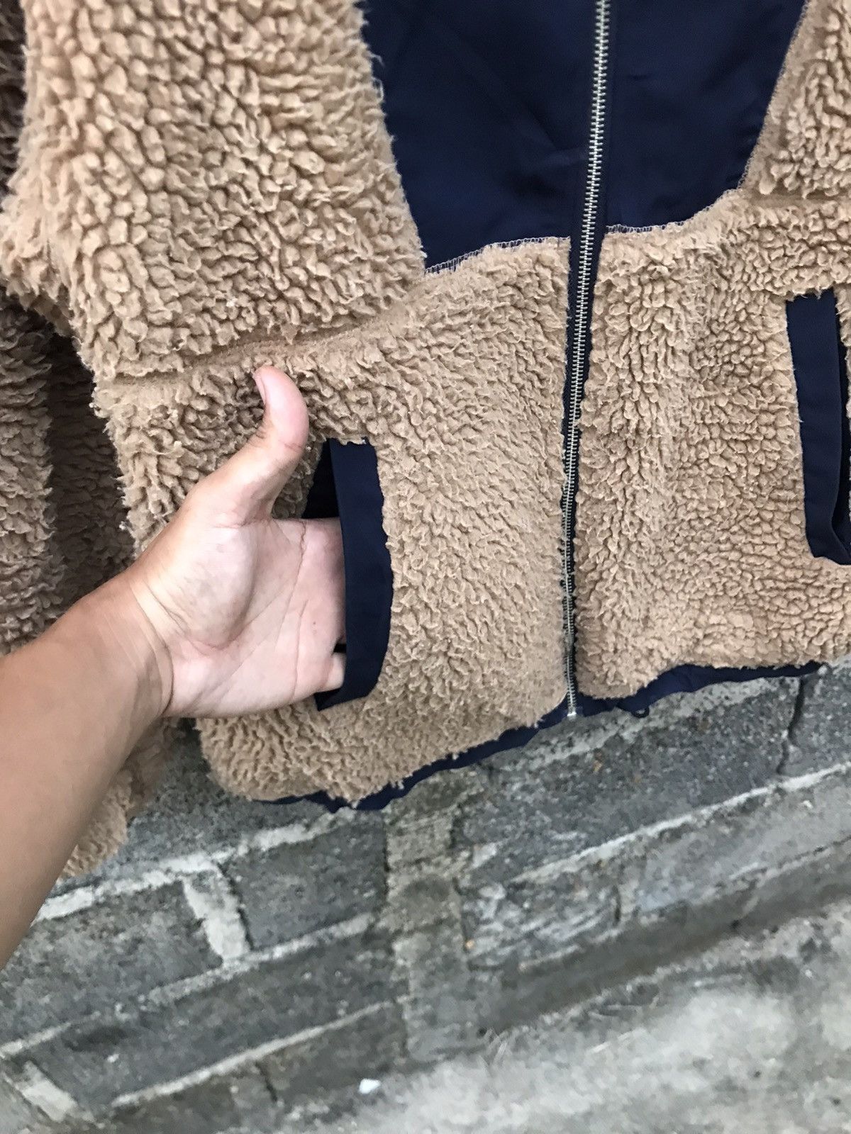 Japanese Brand 🌟Standart Progress Pageboy Hooded Two Tone Fleece Jacket Size US M / EU 48-50 / 2 - 6 Thumbnail