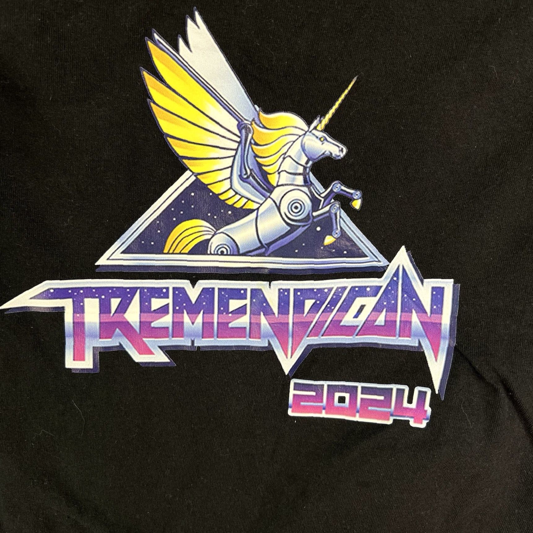 Gildan Gildan Tremendicon 2024 Crew Neck T-Shirt Mens 2XL Black Graphic Print Anime Sports Size US XXL / EU 58 / 5 - 2 Thumbnail