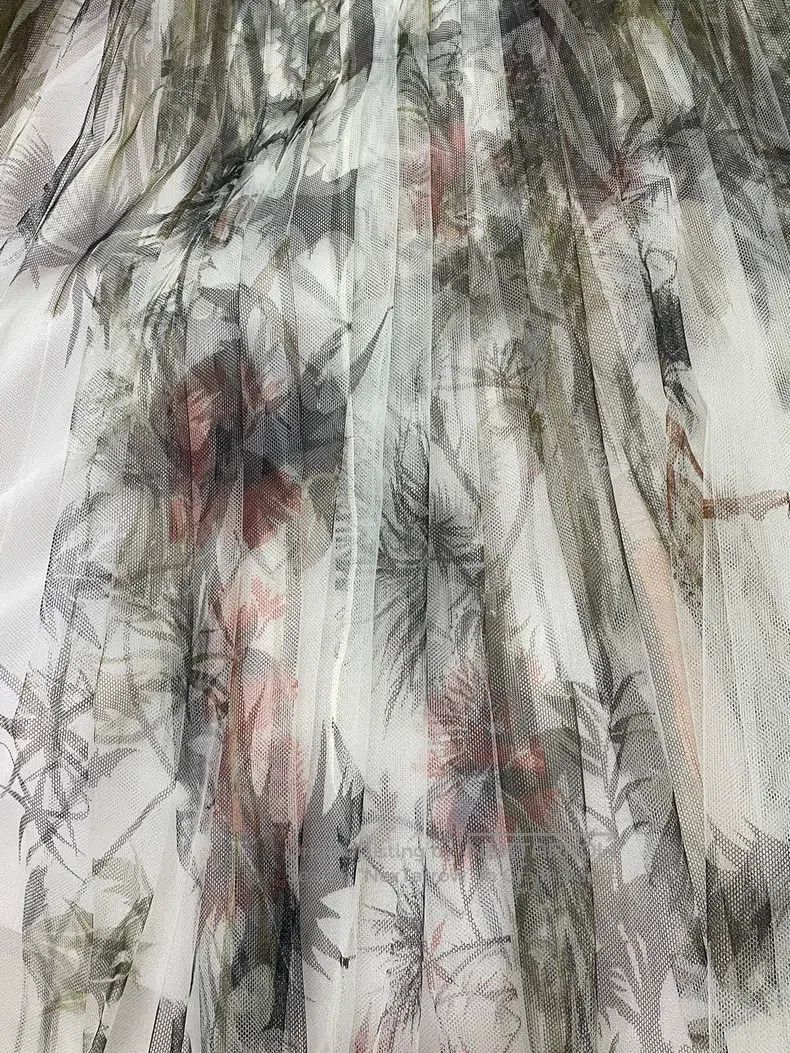 Dior Dior Floral mesh pleated skirt Size 27" / US 4 / IT 40 - 2 Thumbnail