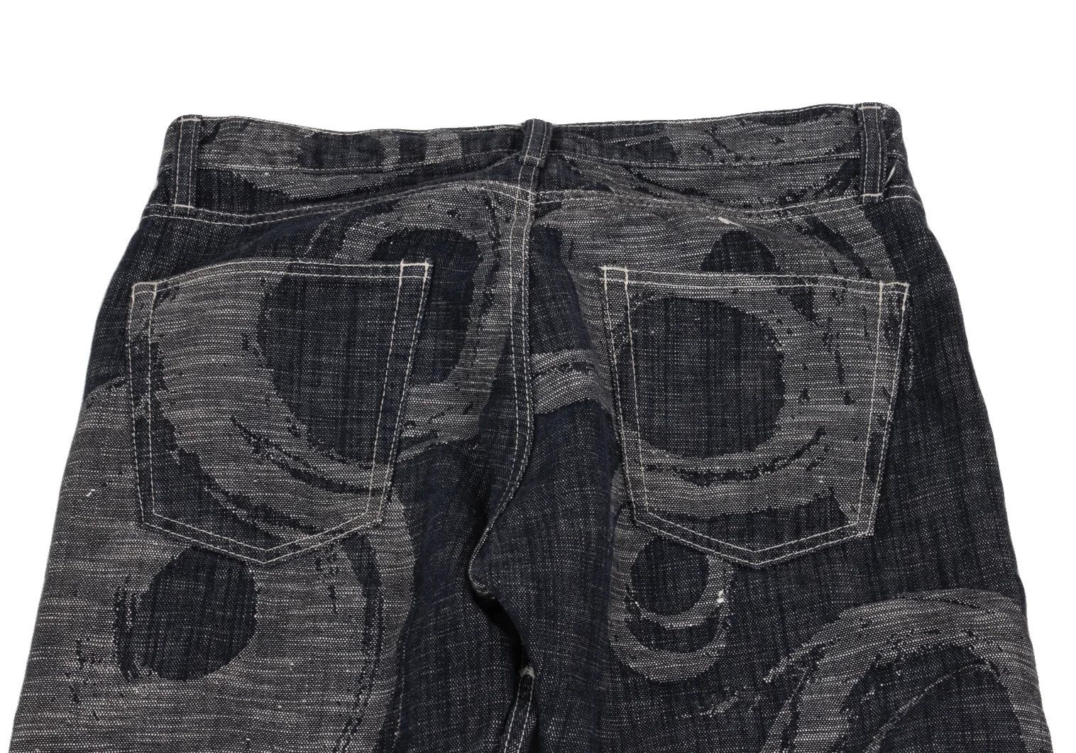 Issey Miyake Cotton Graphic Jacquard Patch Pocket Denim Set Up Indigo Size US 36 / EU 52 - 18 Thumbnail