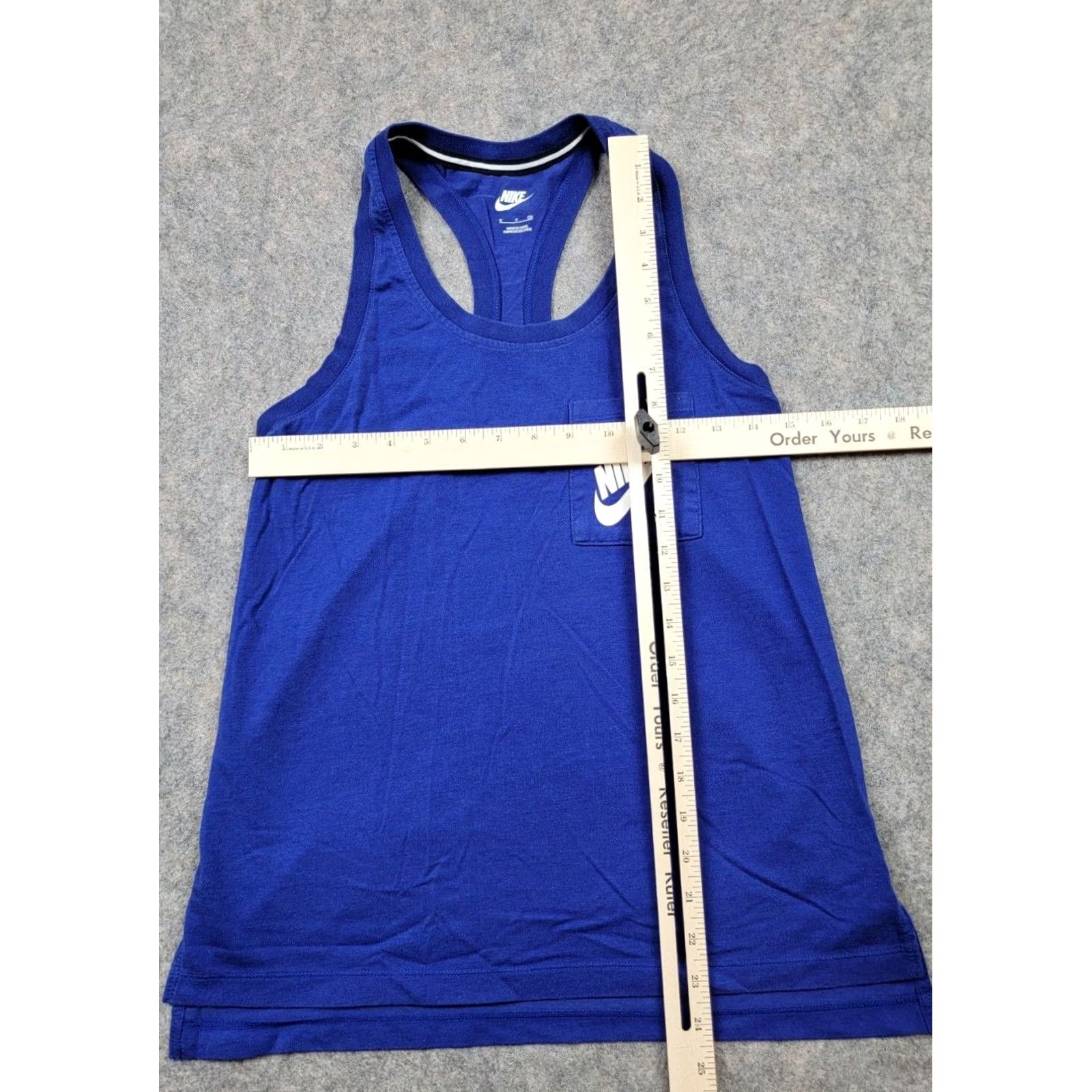 Nike Nike Tank Womens Small Blue Racerback Athletic Sports Shirt Size S / US 4 / IT 40 - 6 Thumbnail