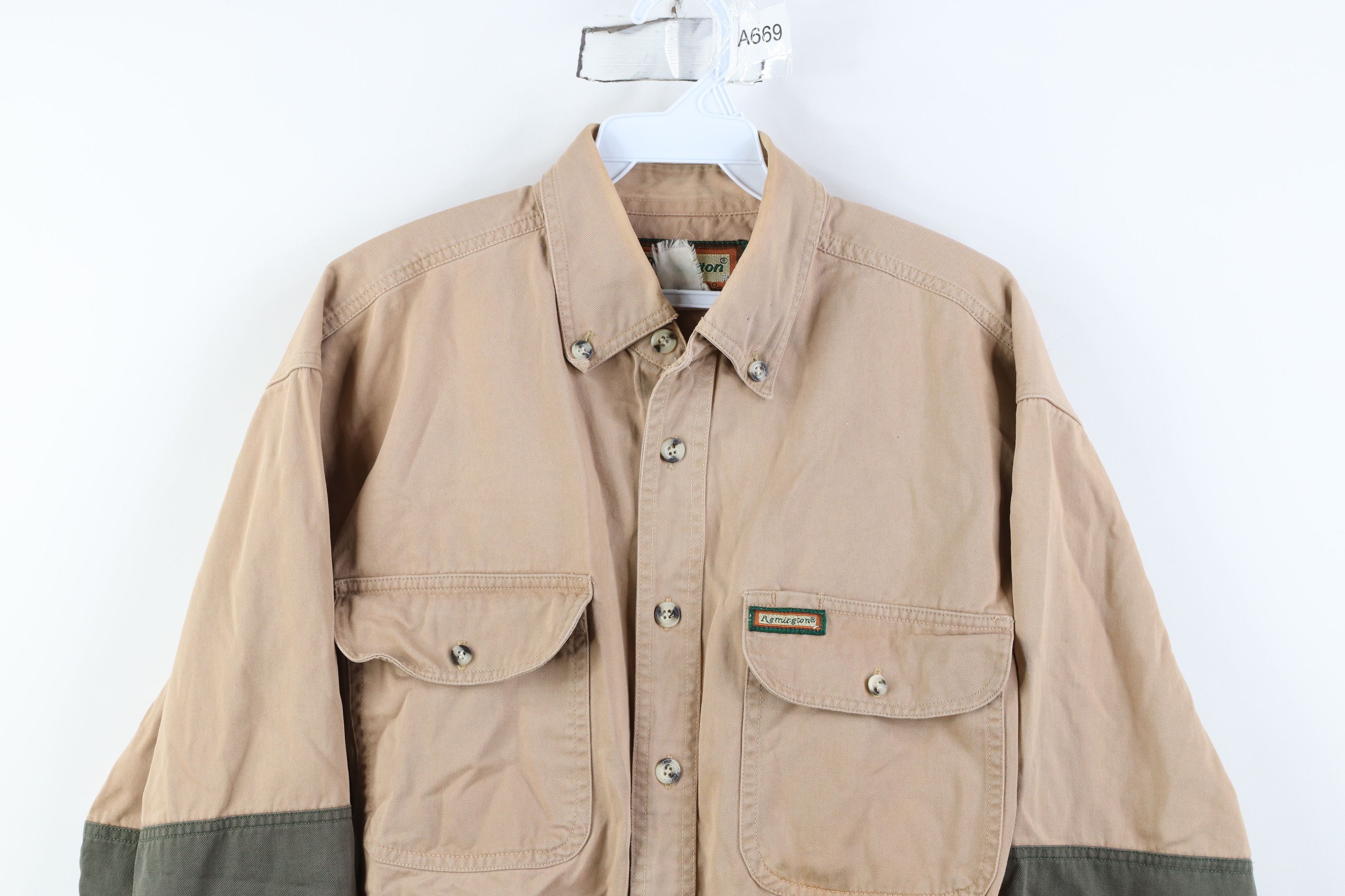 Vintage Vintage 90s Remington Heavy Hunting Shooting Button Shirt Size US L / EU 52-54 / 3 - 2 Thumbnail