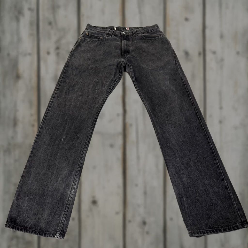 Levi's VINTAGE Levi's Jeans Mens 34x34 Black 505 Straight Fit Denim pants Y2K Size US 34 / EU 50 - 1 Thumbnail