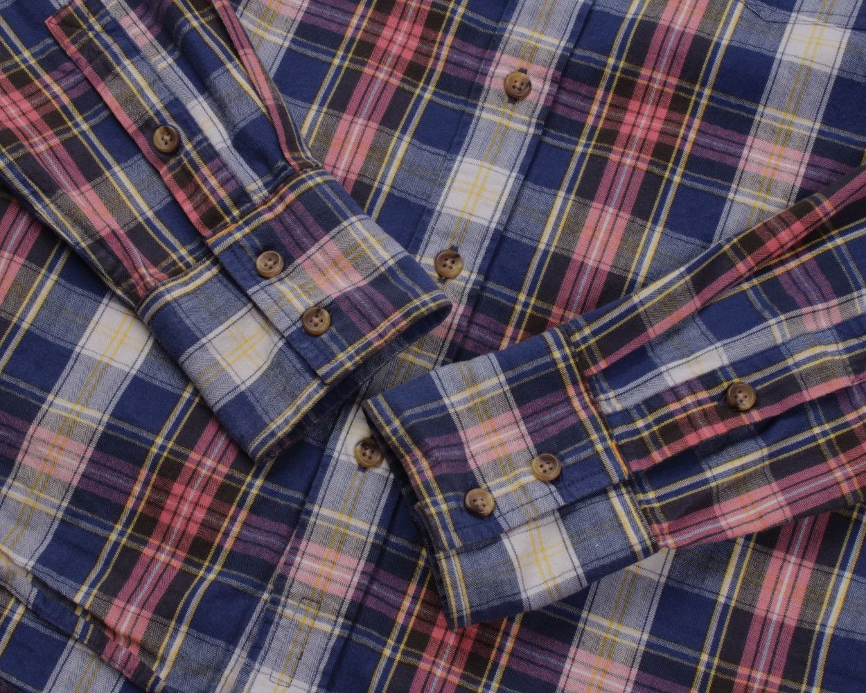 Nudie Jeans NUDIE Gunnar Organic Cotton Herringbone Check Button Shirt Size US S / EU 44-46 / 1 - 7 Thumbnail