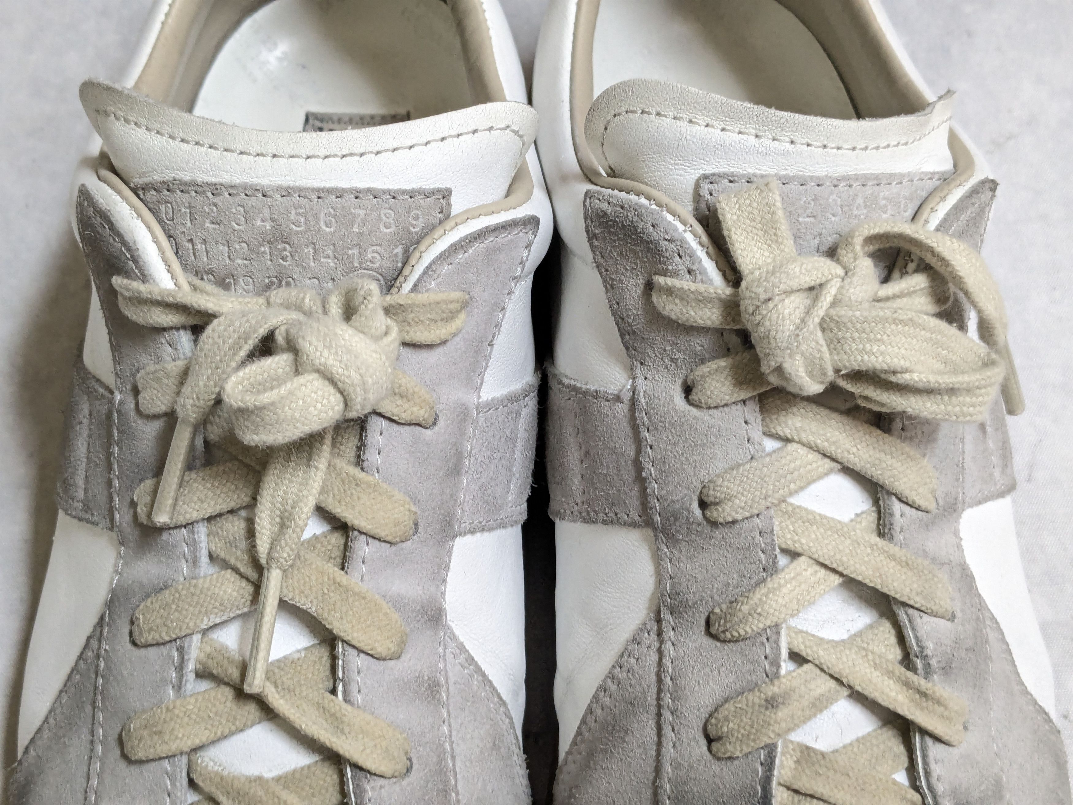 Maison Margiela Maison Margiela Replica Sneakers gat white gray 10.5 43.5 Size US 10.5 / EU 43-44 - 7 Thumbnail