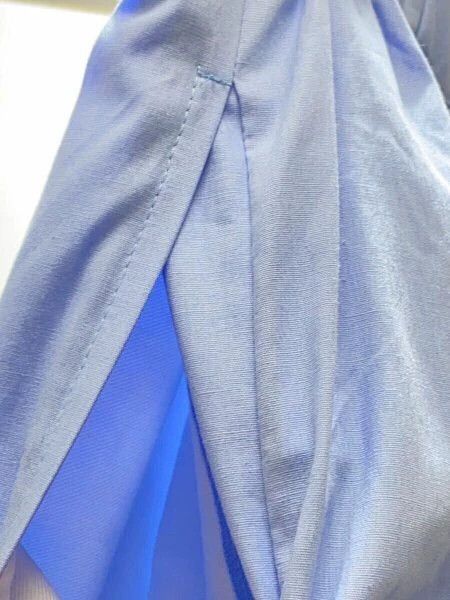 Comme des Garcons Comme Des Garcons size S Blue Retro Lace Design Skirt Size 24" / US 00 / IT 34 - 6 Thumbnail