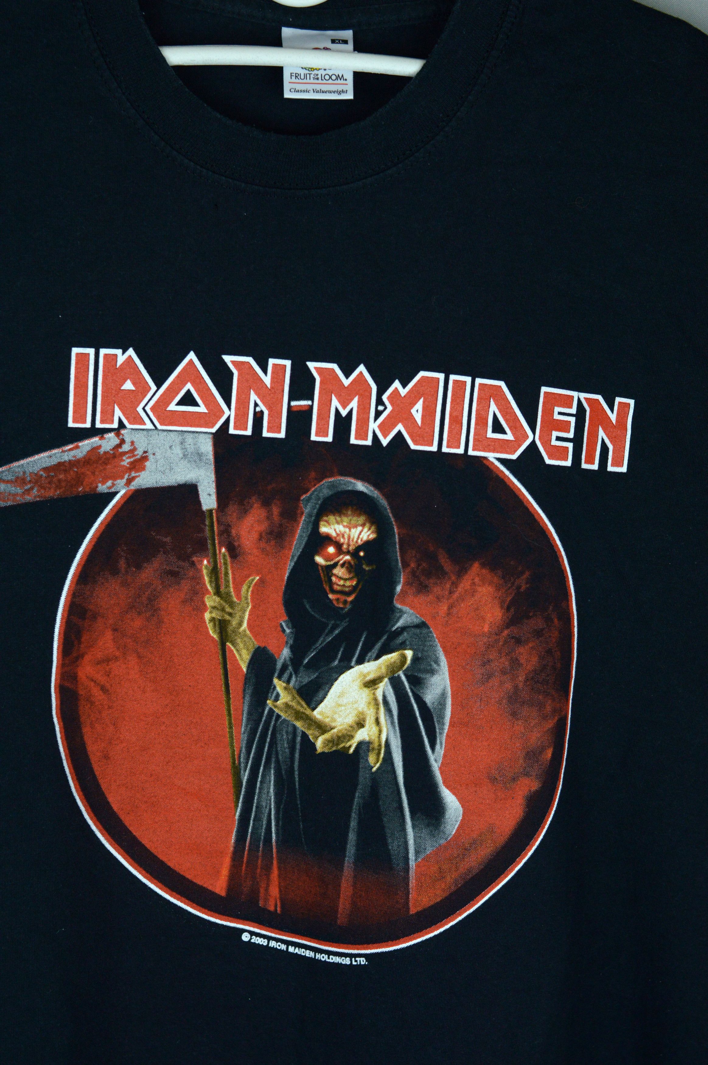 Iron Maiden × Vintage Vintage Iron Maiden Dance Of Death 2003 long sleeve t shirt Size US XL / EU 56 / 4 - 2 Thumbnail