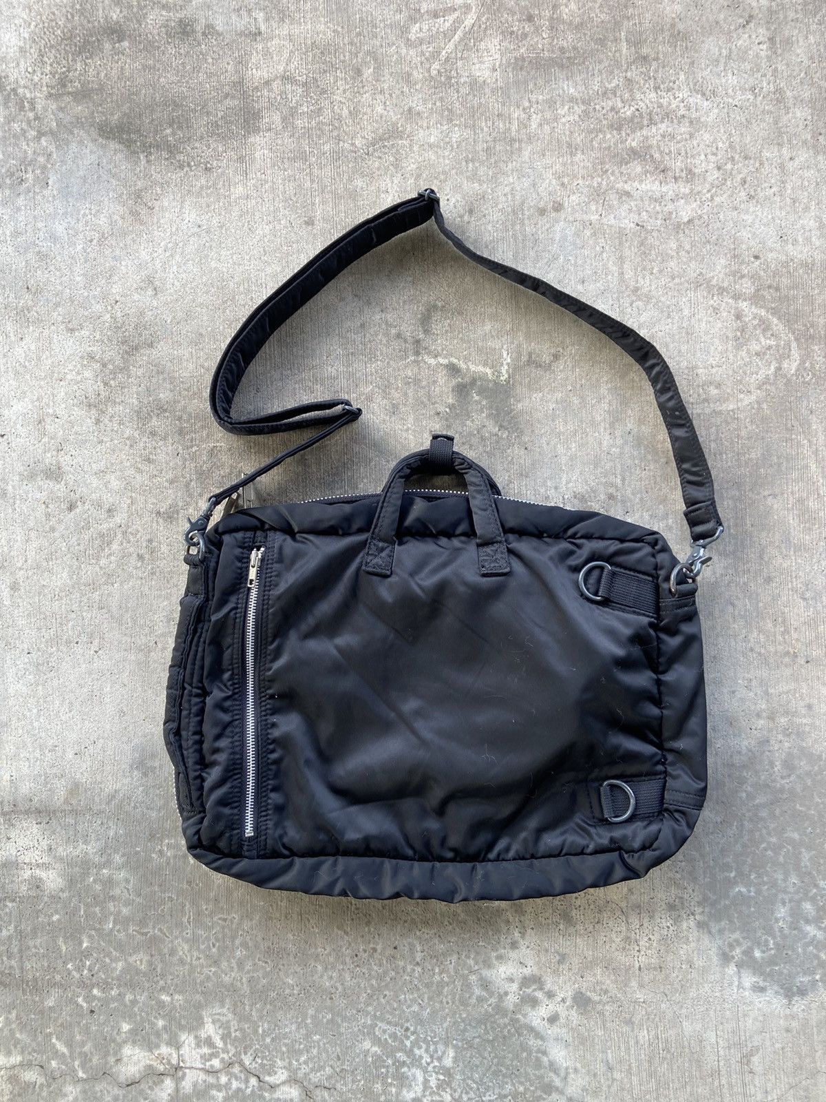 Porter Vintage Porter Tanker Black Nylon 3 Way Backpack / Sling Bag Size ONE SIZE - 3 Thumbnail