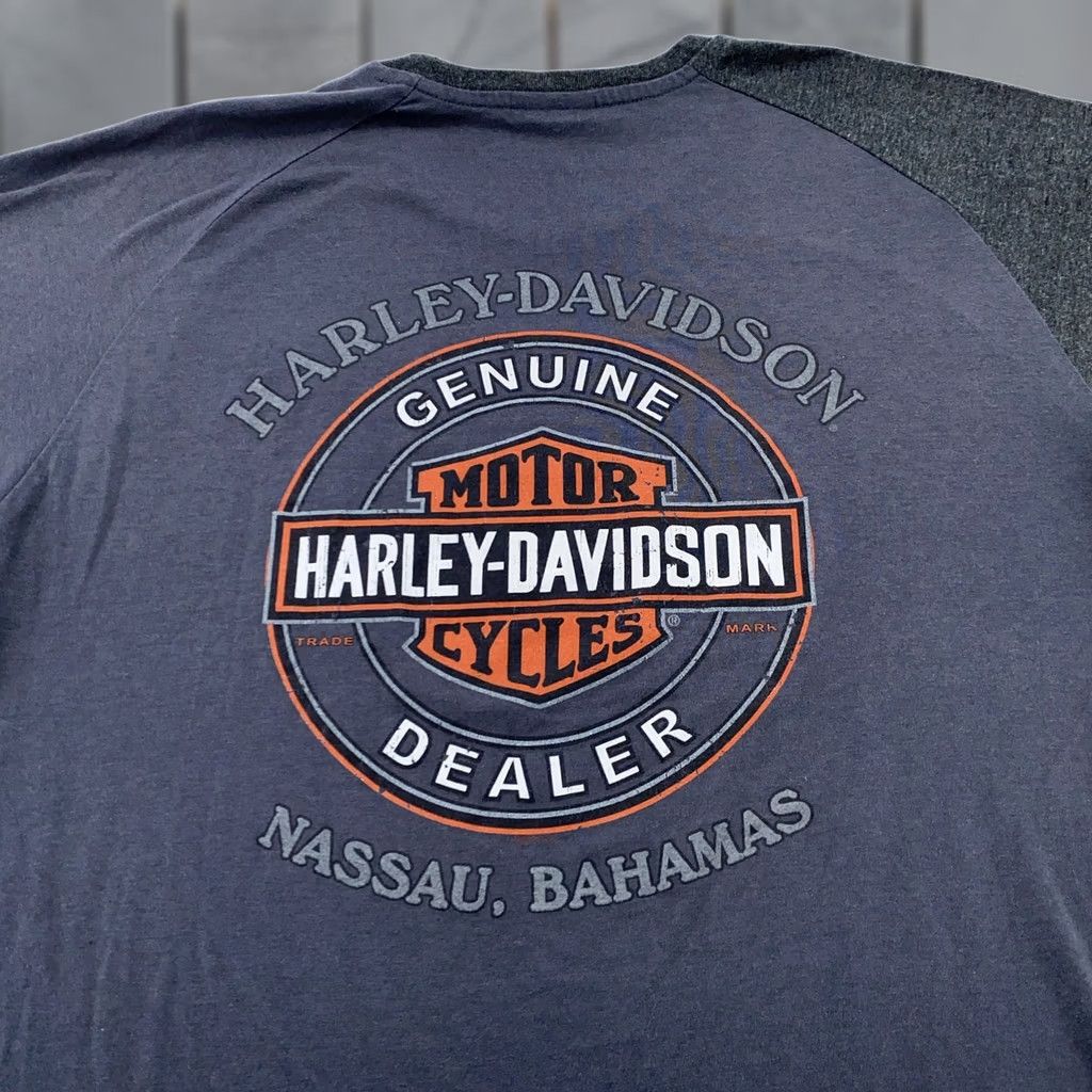 Harley Davidson Harley-Davidson Shirt Mens M/L Nassau Bahamas Dealer Biker Motorcycle 2018 Gray Size US M / EU 48-50 / 2 - 1 Thumbnail