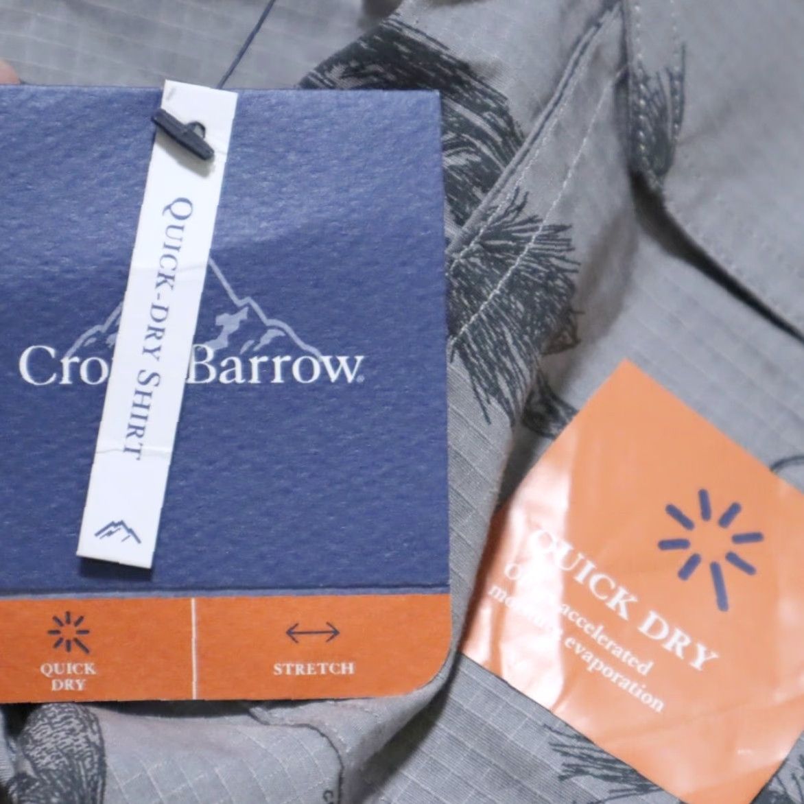 Croft & Barrow Croft & Barrow Quick-Dry Fly Fishing Vented Stretch Shirt Gray Men's S Size US S / EU 44-46 / 1 - 6 Thumbnail