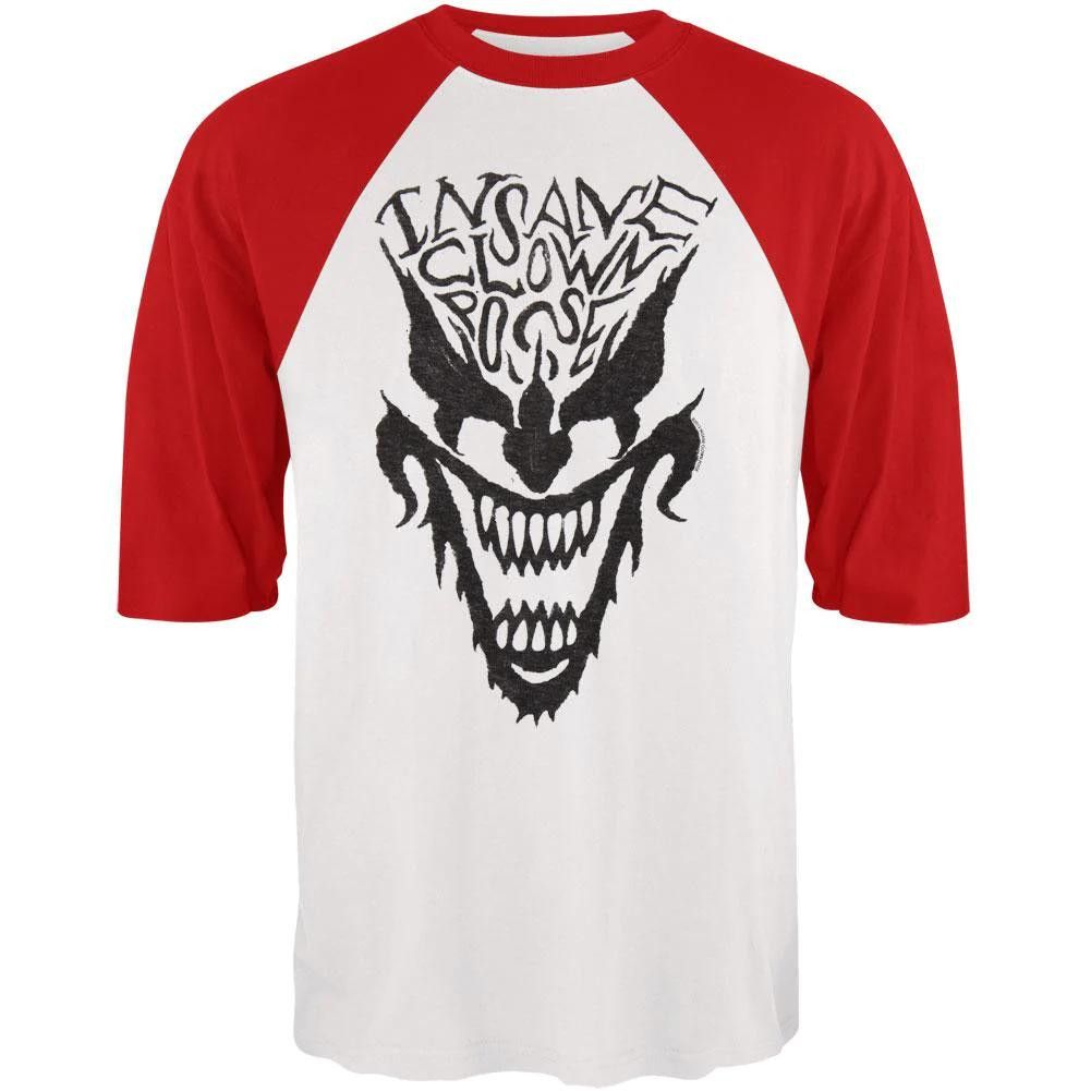 Insane Clown Posse - Face Raglan - New with Tag - M