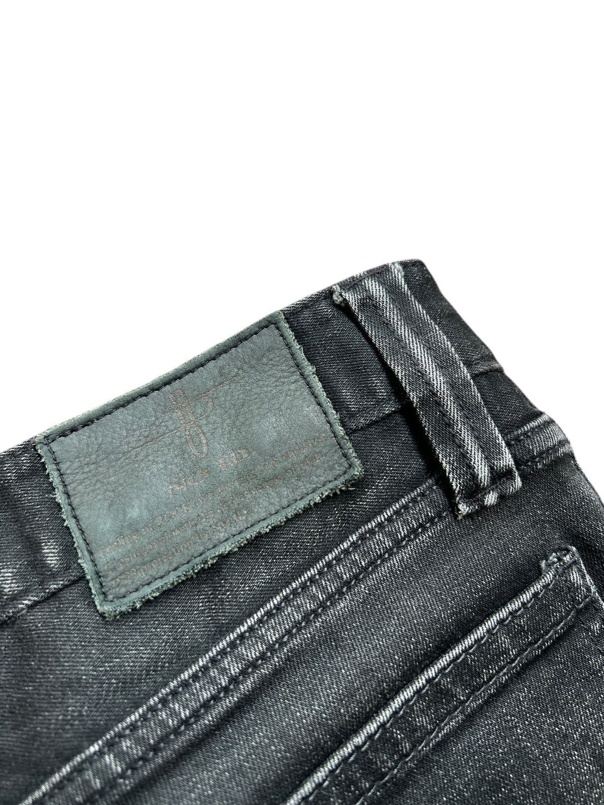 NO ID NO ID Washed Black Biker Skinny Denim Size US 31 - 8 Thumbnail