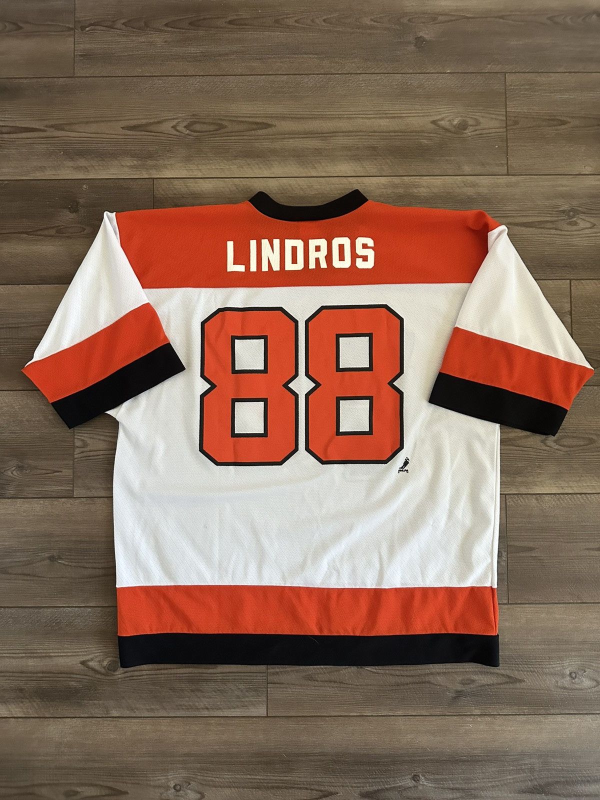 NHL Vintage 1990s Logo 7 Philadelphia Flyers NHL Lindros Jersey Size US XL / EU 56 / 4 - 2 Thumbnail