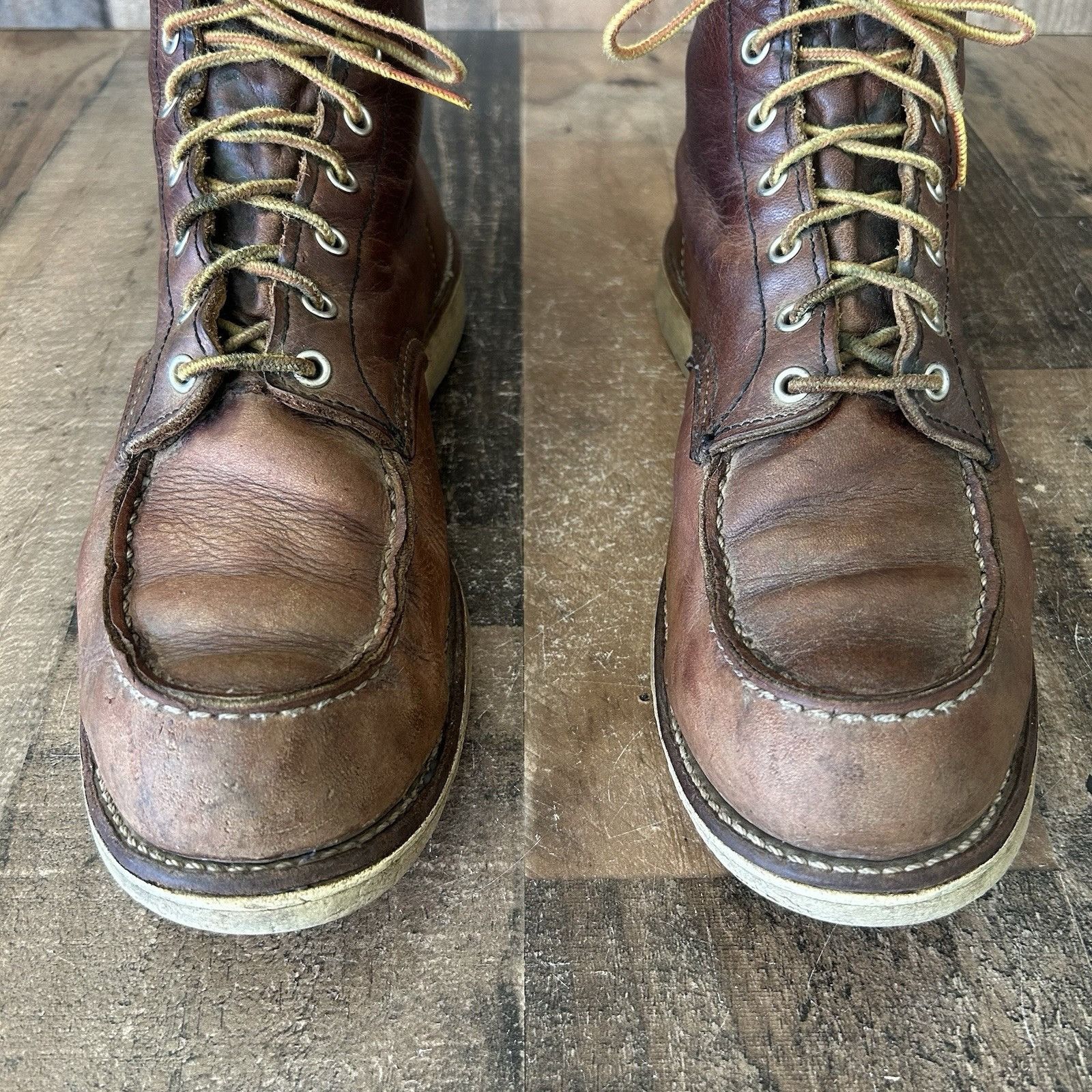 Red Wing Red Wing 8138 Heritage Moc Toe Work Boots Mens 11.5 D Size US 11.5 / EU 44-45 - 10 Thumbnail
