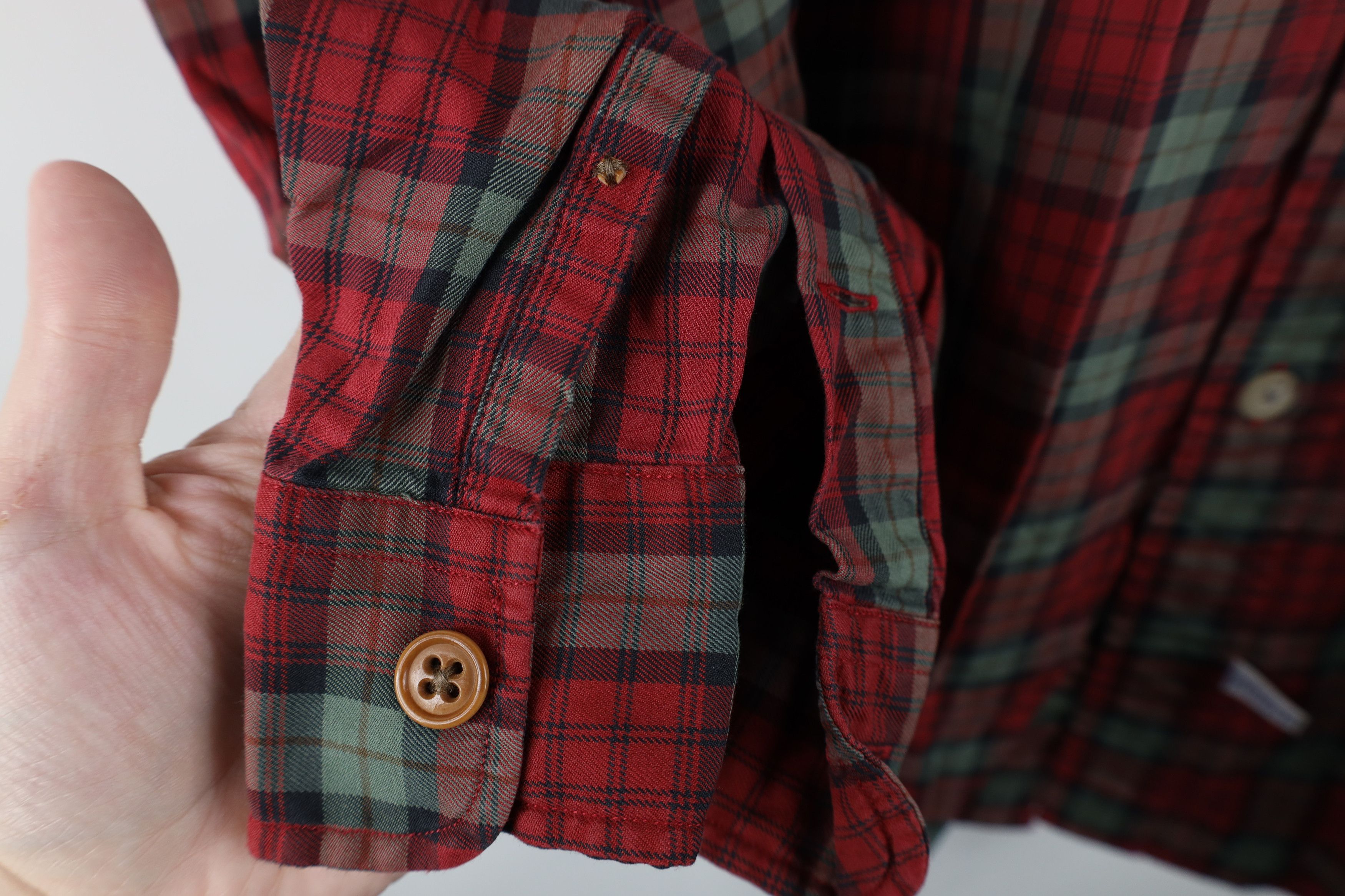 Ralph Lauren Vintage 90s Ralph Lauren Pocket Collared Button Shirt Plaid Size US XL / EU 56 / 4 - 9 Thumbnail