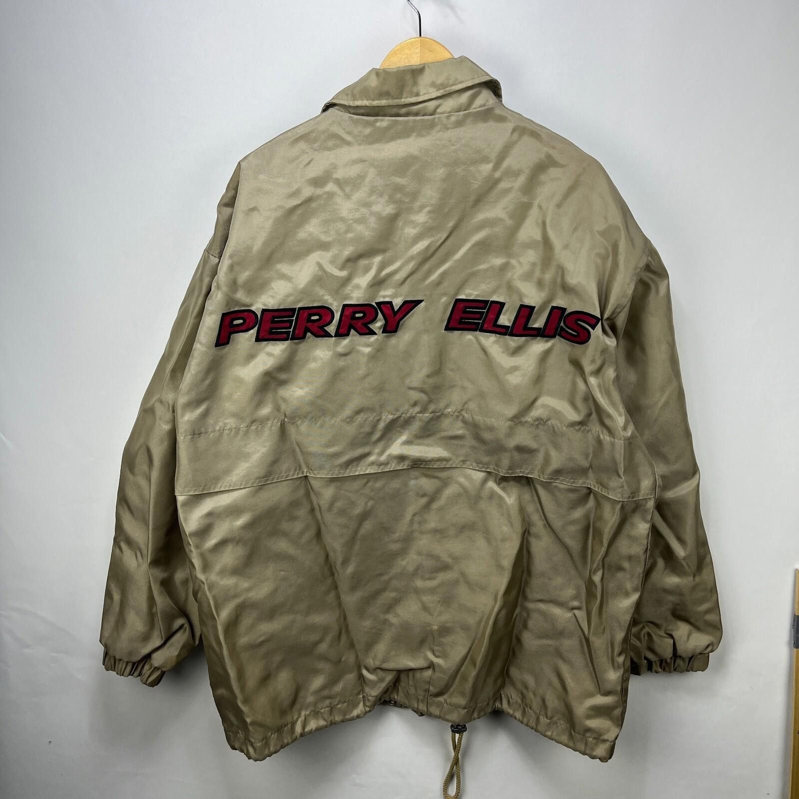 Perry Ellis Vintage 90s Perry Ellis America Windbreaker Jacket Large Size US L / EU 52-54 / 3 - 1 Thumbnail
