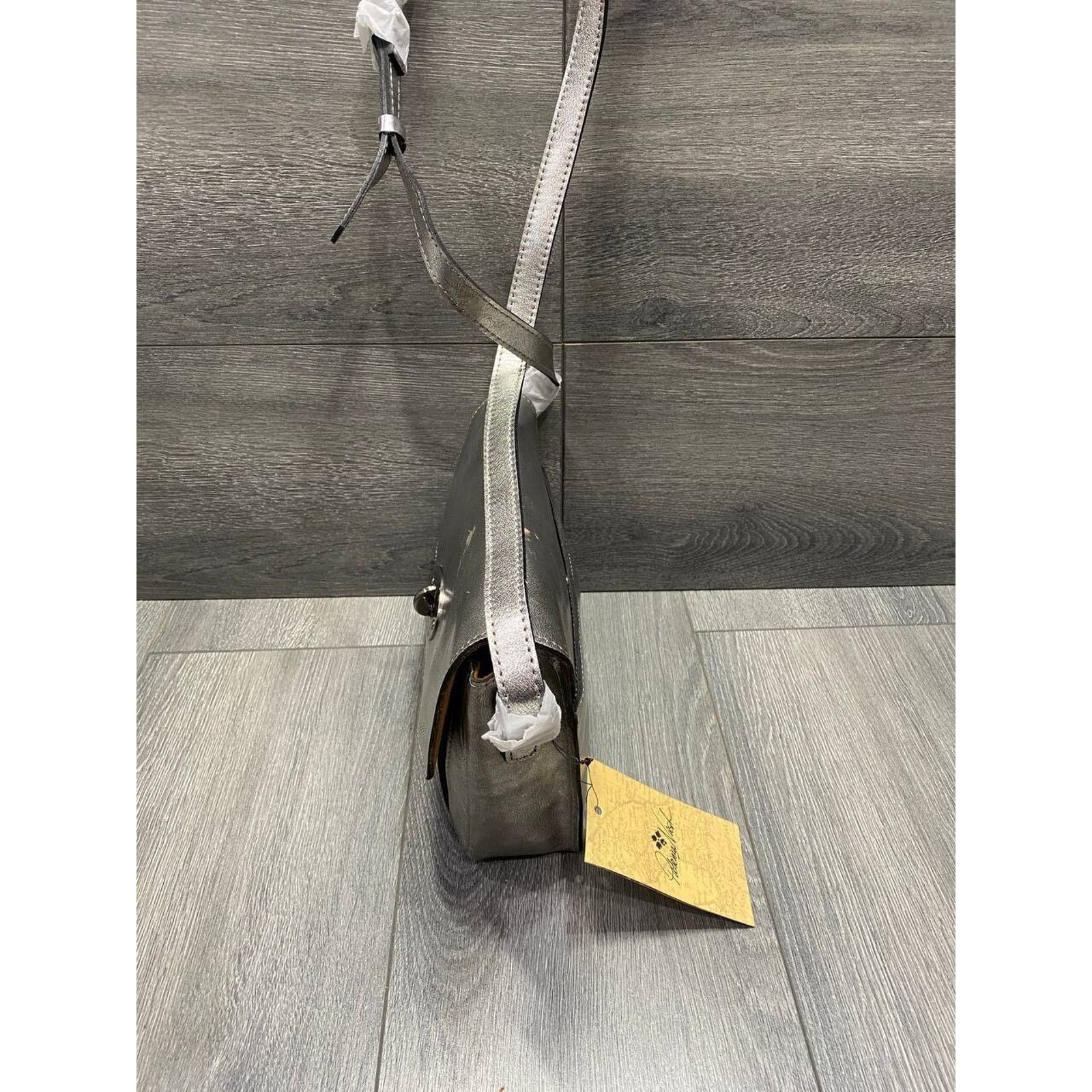 Patricia Nash Patricia Nash Leather Crossbody Antique Pltnm, bag A628413 Size ONE SIZE - 10 Thumbnail