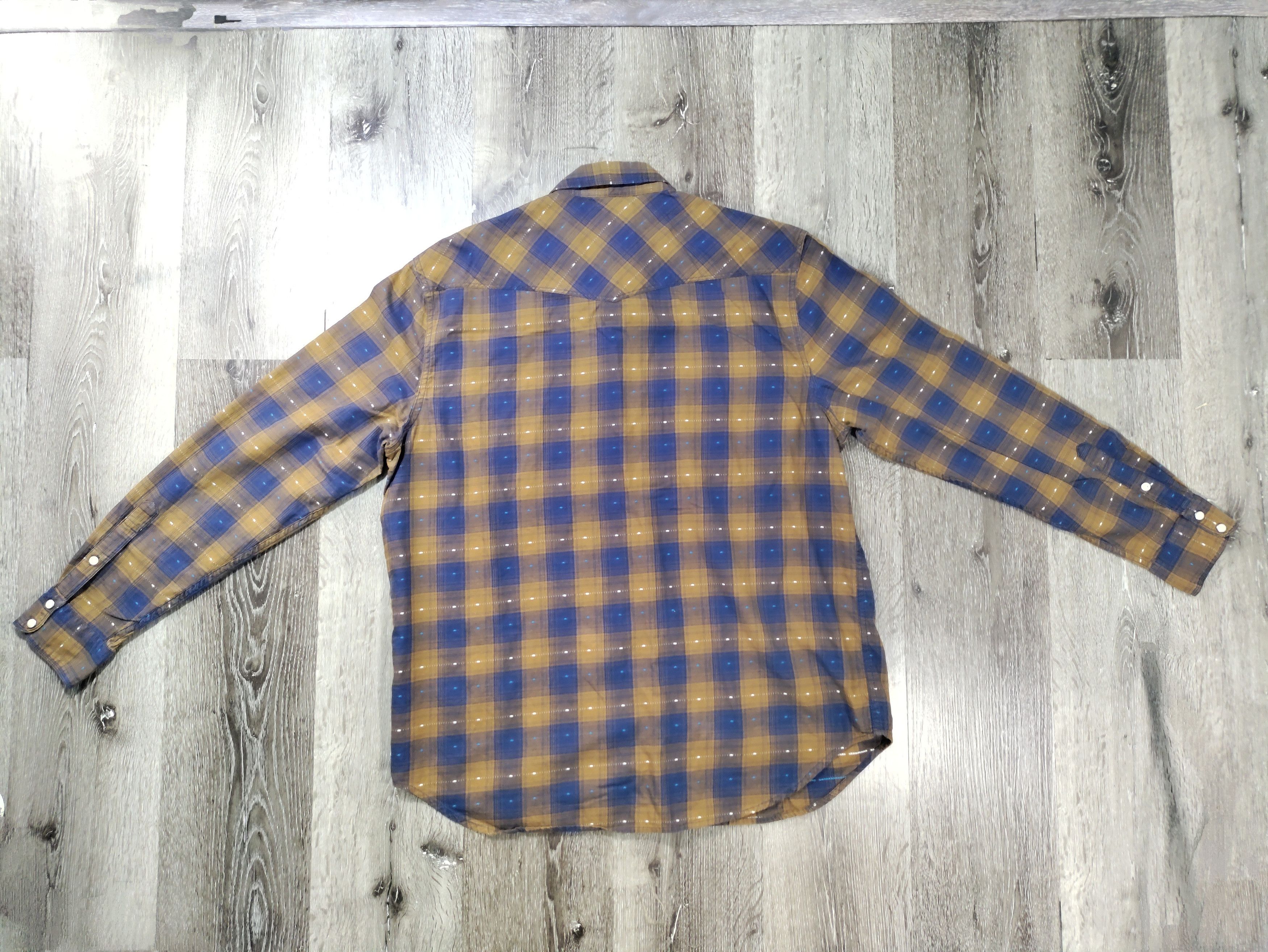 Lucky Brand Lucky Brand Mens Western Shirt Size US XL / EU 56 / 4 - 4 Thumbnail