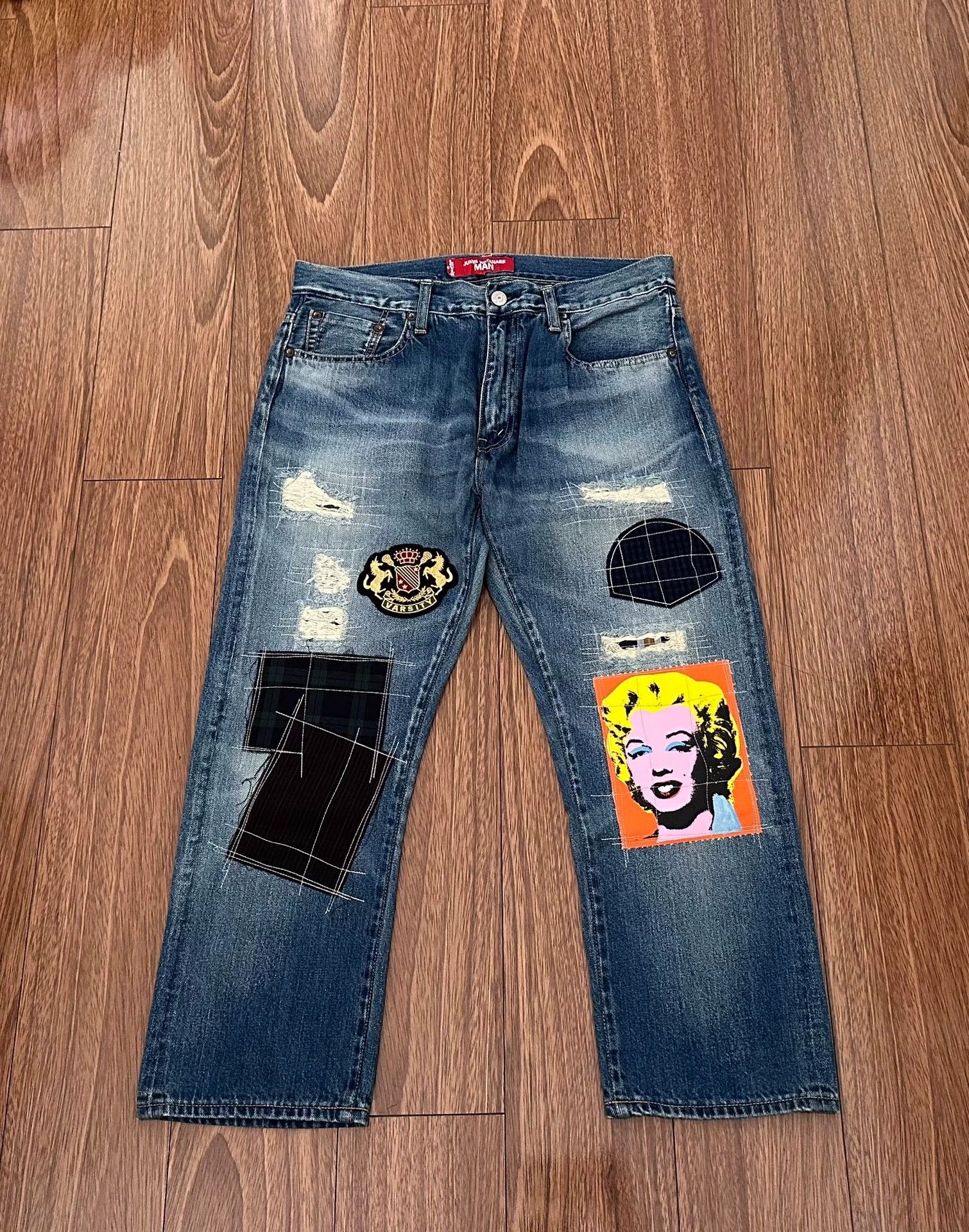 JUNYA WATANABE MAN Faded Washed Jeans 23SS New S
