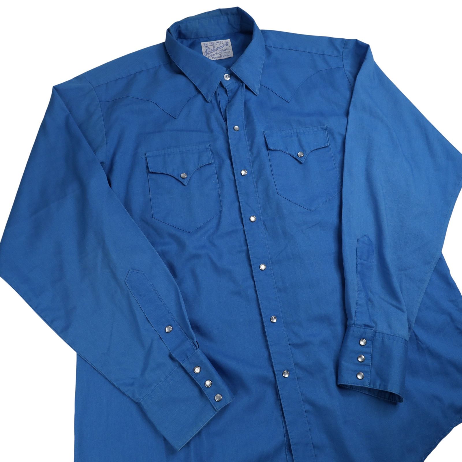 Rockmount Ranch Wear × Vintage True VTG Tru-West Rockmount Ranch Wear Pearl Snap Shirt Size US XL / EU 56 / 4 - 3 Thumbnail