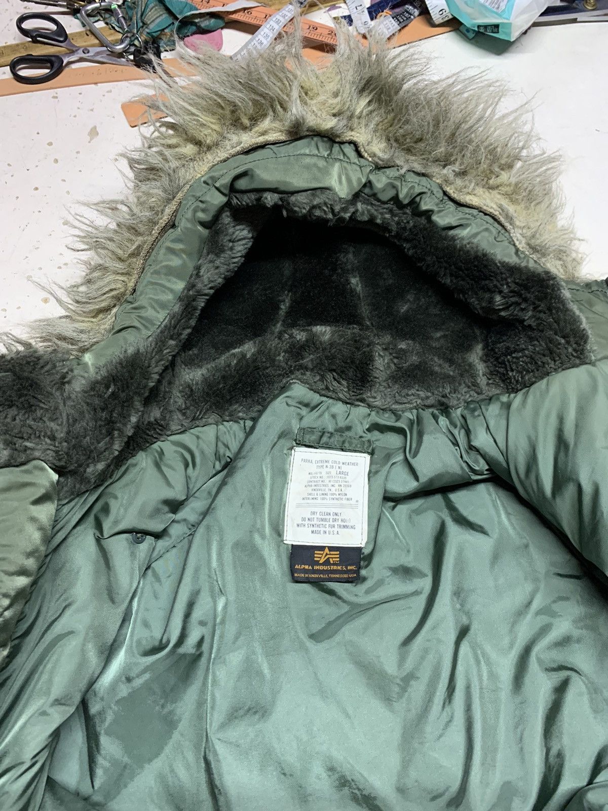 Alpha Industries ALPHA INDUSTRIES KNOX ARMORY SAGA GREEN PARKA JACKET Size US XXL / EU 58 / 5 - 16 Thumbnail