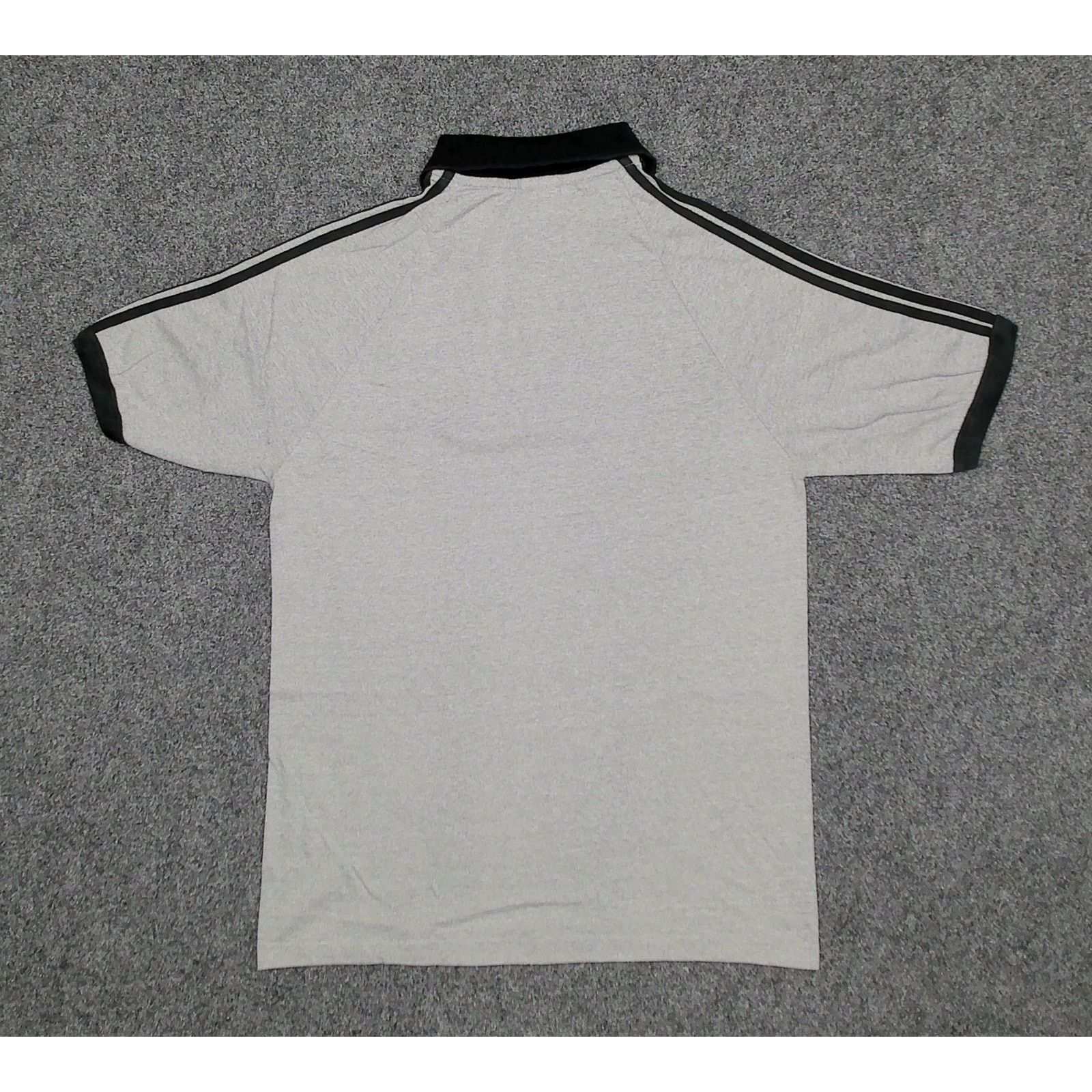 Fruit Of The Loom 80s FOTL Indie Sleaze Striped Raglan Polo Shirt Size US S / EU 44-46 / 1 - 4 Thumbnail