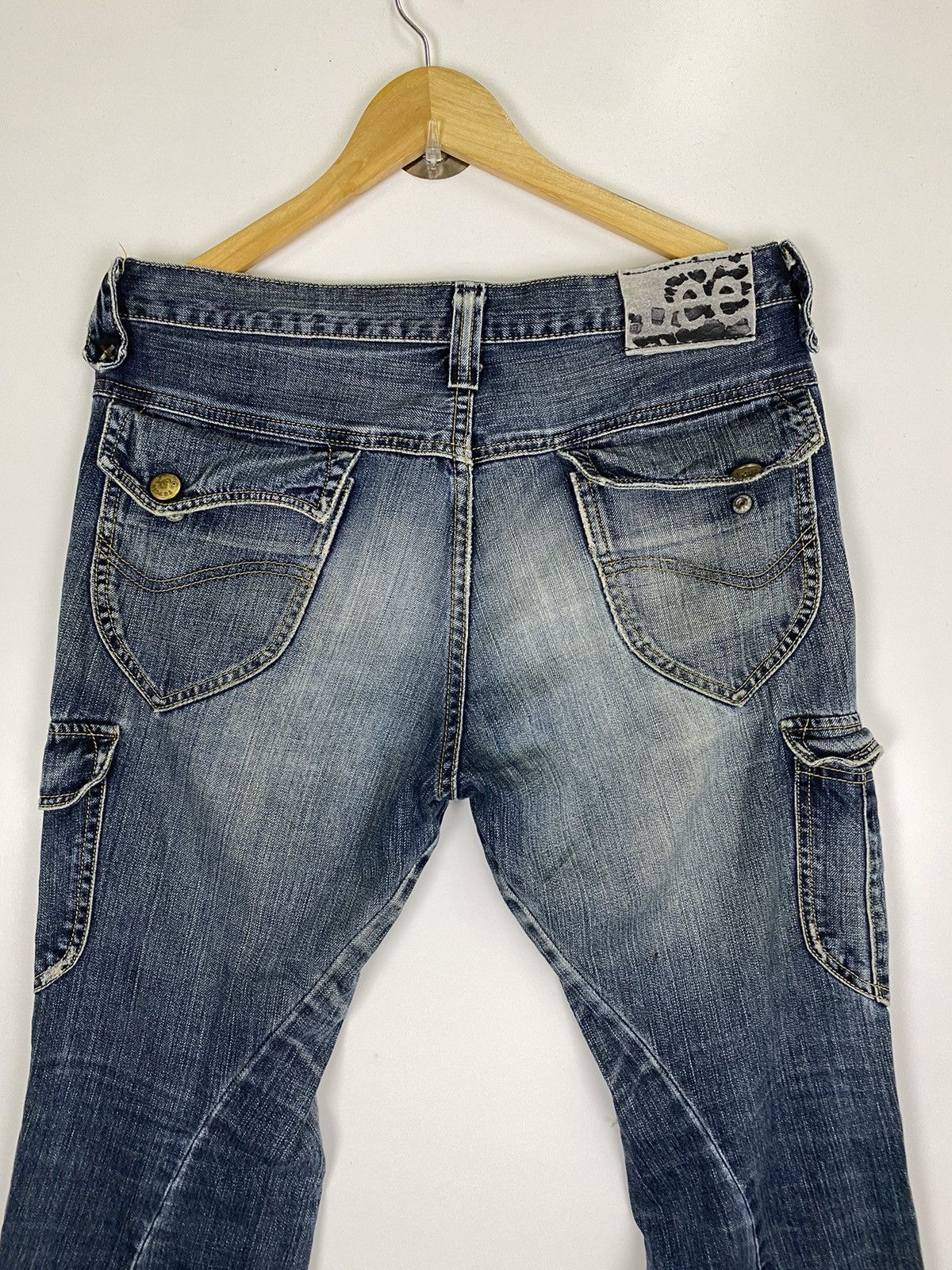 Lee ✅️Vintage Lee Raider Distressed Denim Cargo Size US 38 / EU 54 - 10 Thumbnail