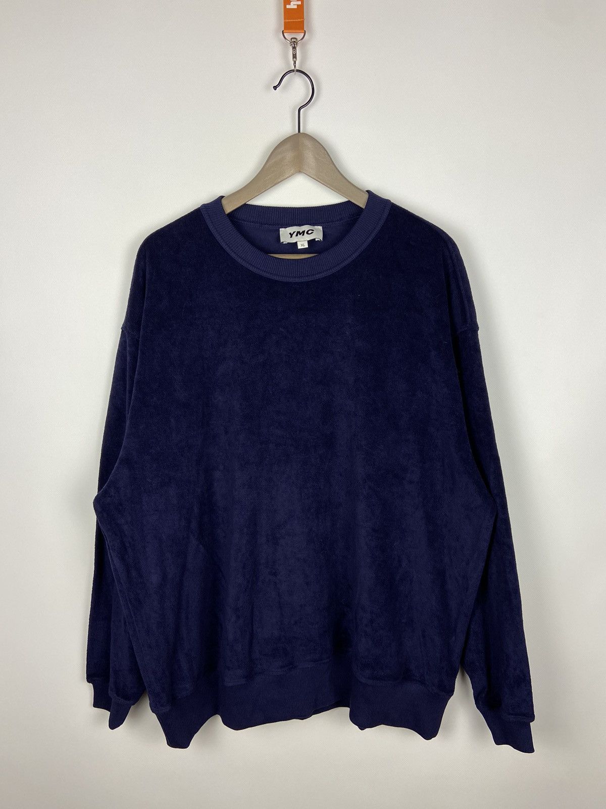 YMC YMC Daisy Terry Towelling Crew Sweatshirt Mens Blue Sz XL Size US XL / EU 56 / 4 - 1 Thumbnail