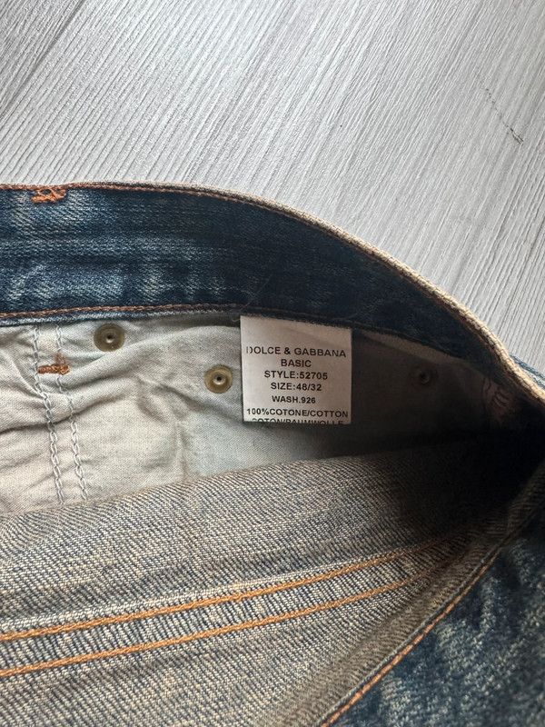 Dolce & Gabbana Vintage Denim Dolce & Gabbana Wide Leg Washed Jeans Size US 30 / EU 46 - 5 Thumbnail
