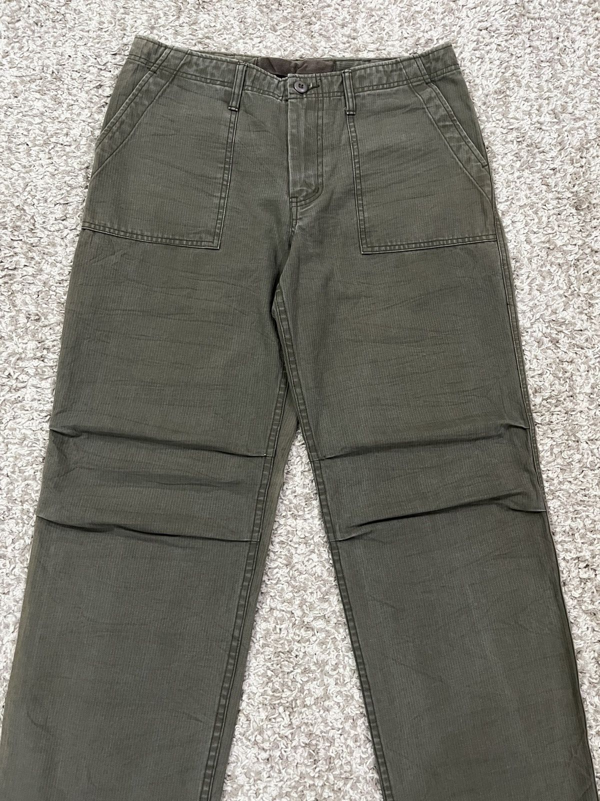 Orslow VINTAGE 🔥 Twenty Works HBT Orslow Style Fatigue Pants Size US 33 - 2 Thumbnail