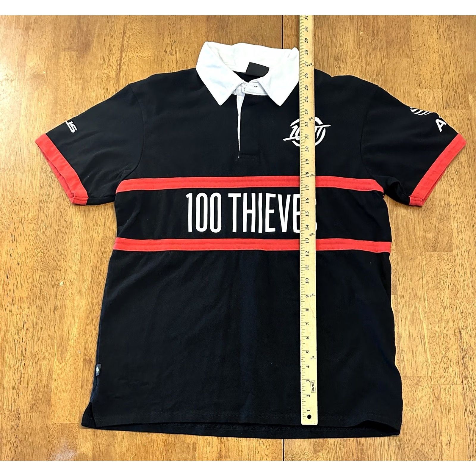 100 Thieves VINTAGE? 100 Thieves 2022 Jersey Polo Shirt Sleeve Medium Nadeshot Drake Optic CoD Size US M / EU 48-50 / 2 - 5 Thumbnail