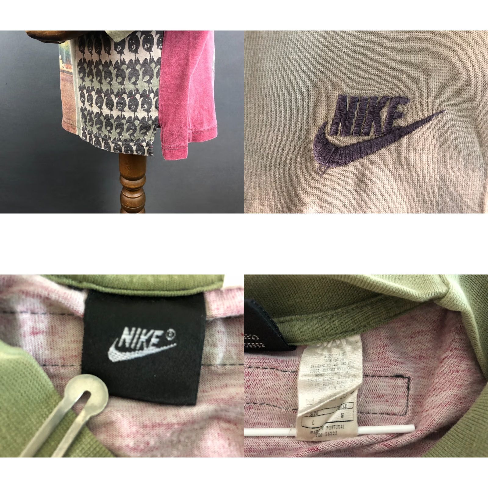 Nike Nike Dunk Yard Daze Vintage T-Shirt Green Men L Cotton Crew Neck Short Sleeve T-Shirt Nike Brand Clothing Mens Vintage Nike Shirt Size US L / EU 52-54 / 3 - 8 Thumbnail