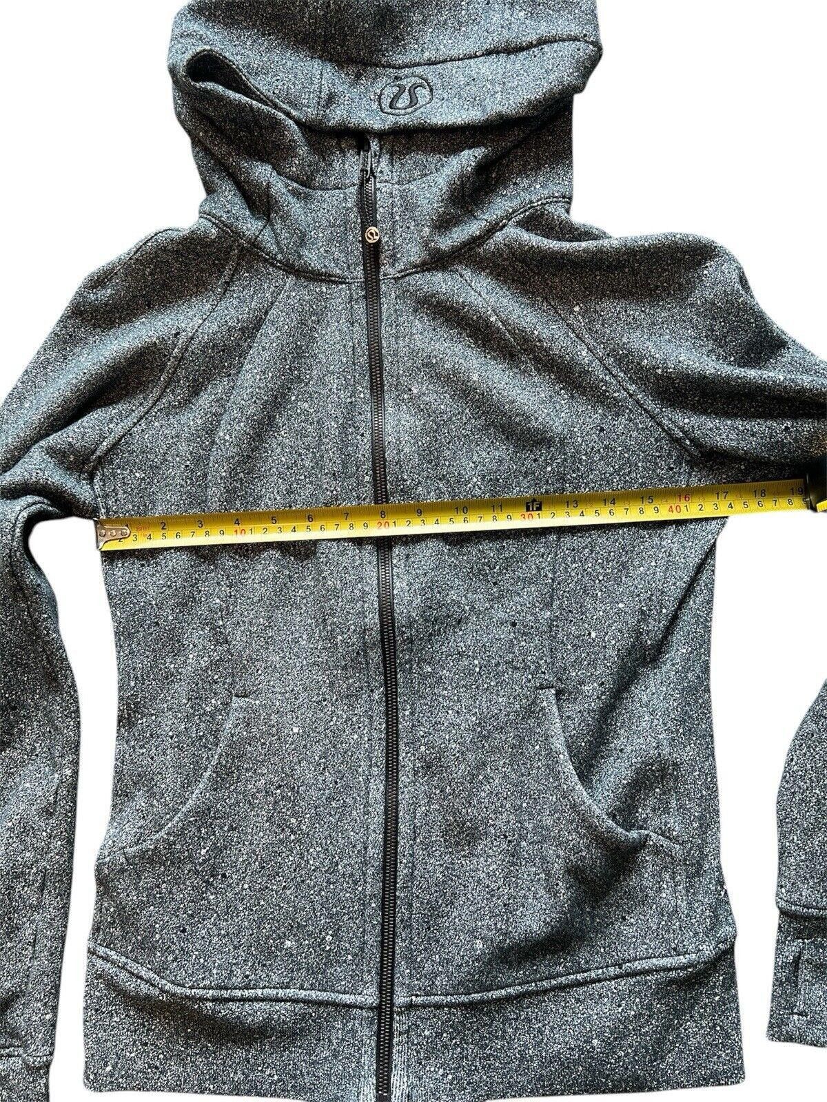 Designer Lululemon Scuba Hoodie Cotton Fleece Heathered Core Grey 8 Size M / US 6-8 / IT 42-44 - 7 Thumbnail