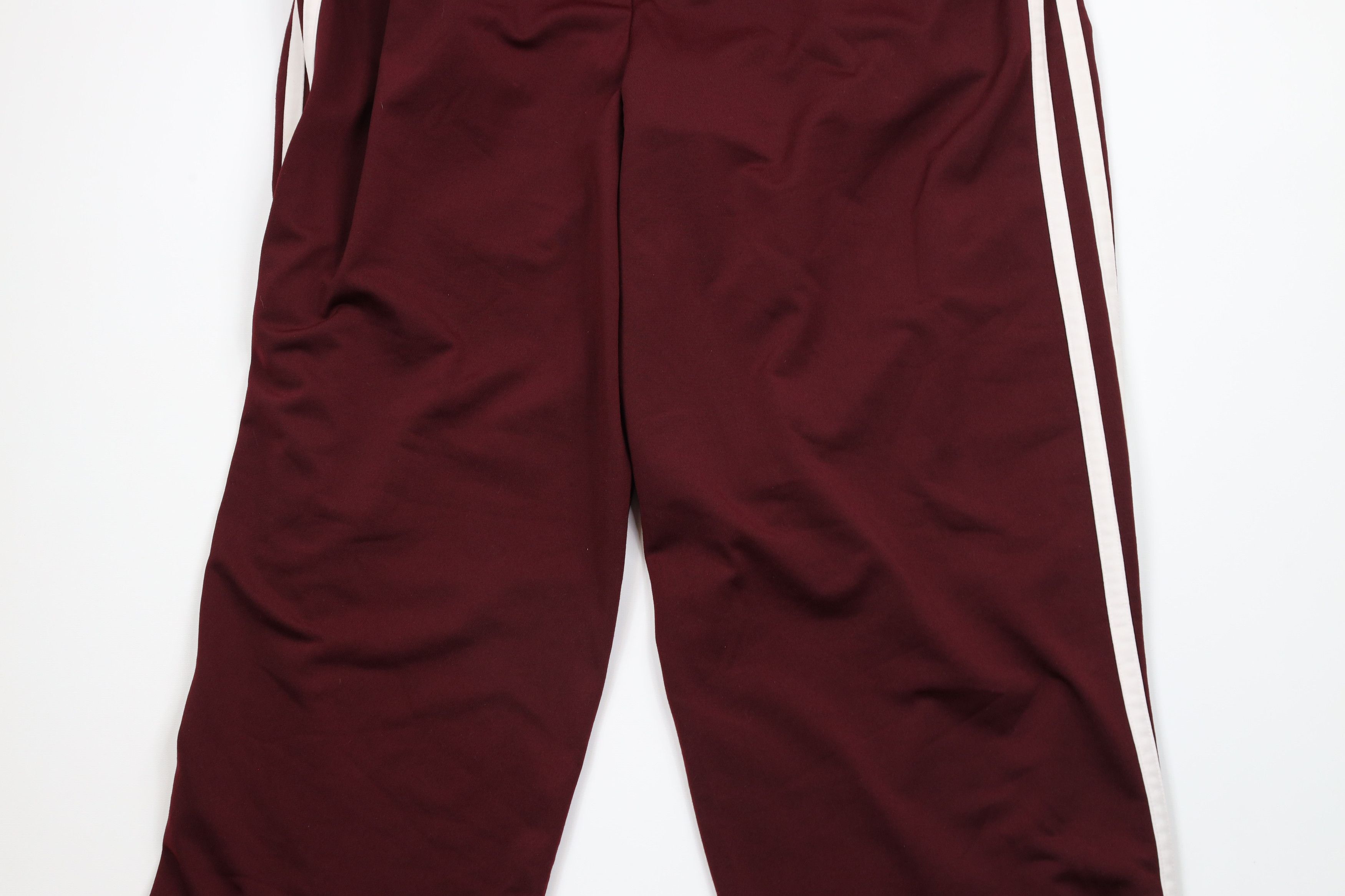 Vintage Vintage 90s Streetwear Striped Wide Leg Sweatpants Pants Red Size US 36 / EU 52 - 14 Thumbnail