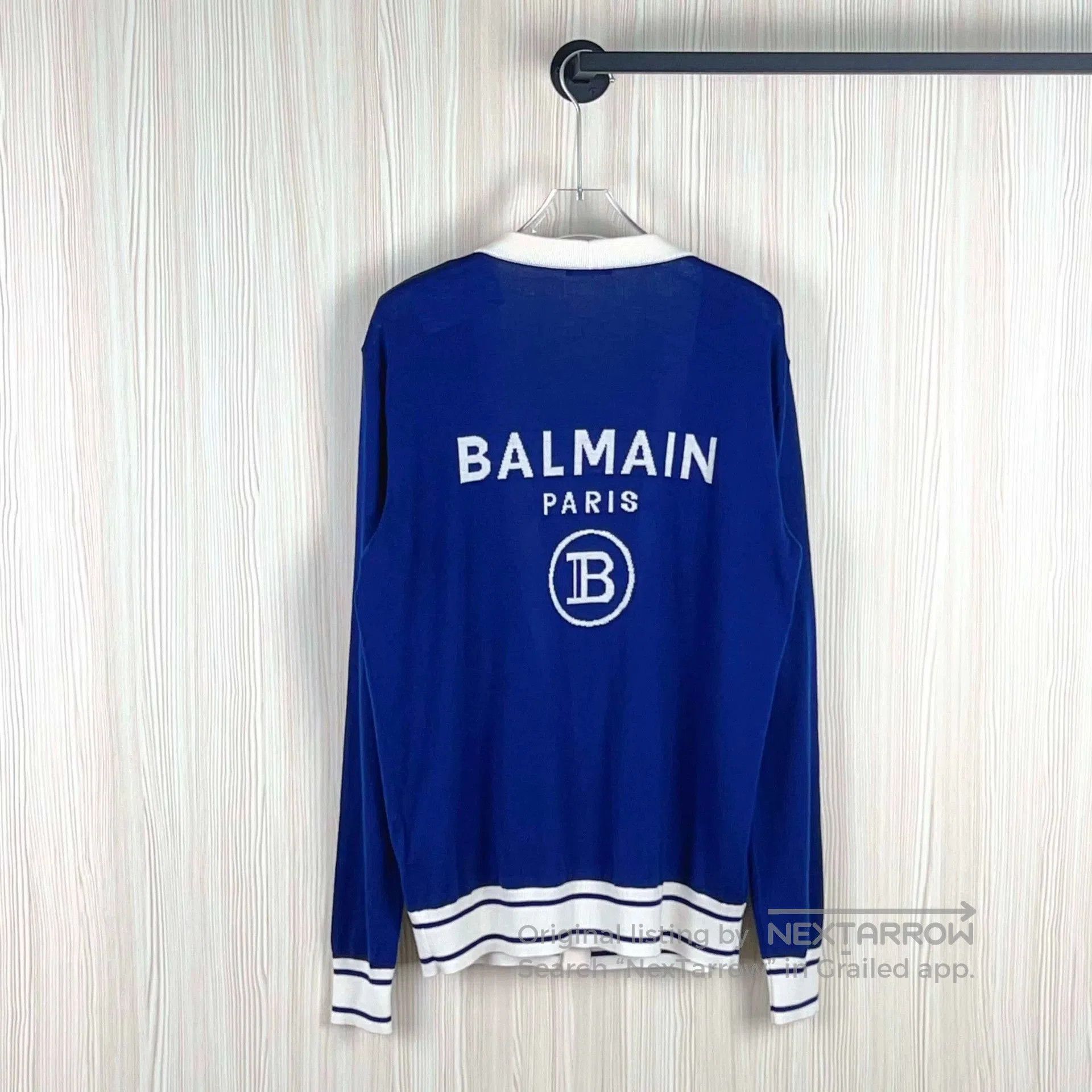 Balmain balmain blue cardigan size M for sale. Size US M / EU 48-50 / 2 - 2 Thumbnail
