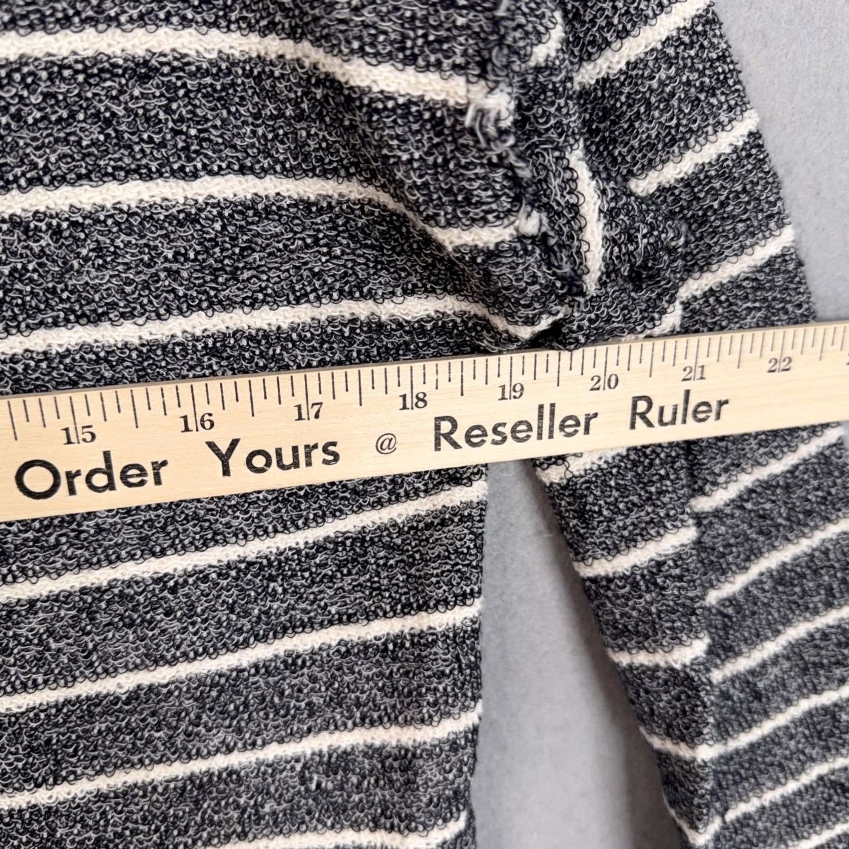 Anthropologie Anthropologie Sweater Womens Small Gray Striped Crew Neck Knit Pullover Size S / US 4 / IT 40 - 7 Thumbnail