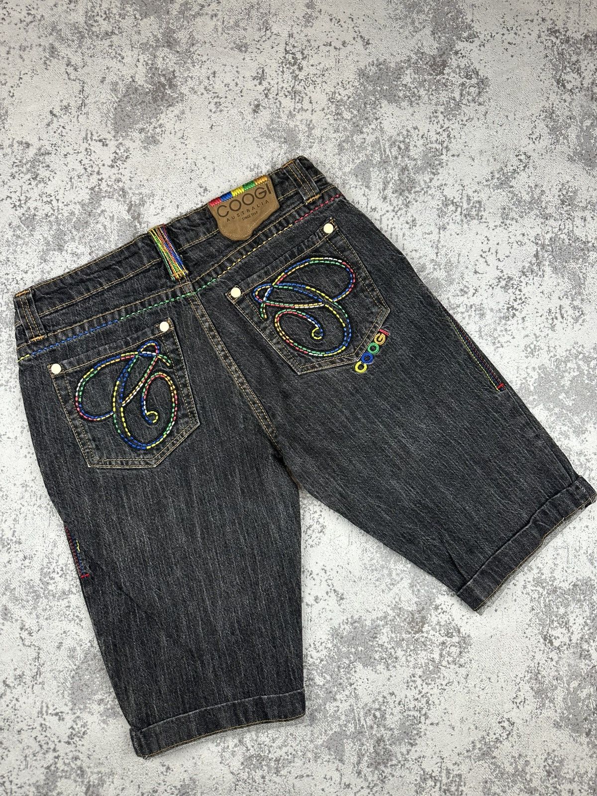 Coogi Denim Shorts COOGI Embroidered Vintage Grail Size US 32 / EU 48 - 2 Thumbnail