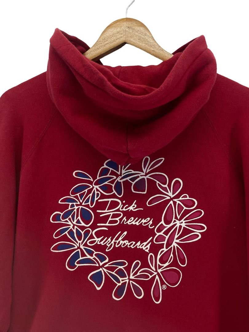 Japanese Brand Vintage Dick Brewer Surfboard Pullover Hoodie Size US L / EU 52-54 / 3 - 6 Thumbnail