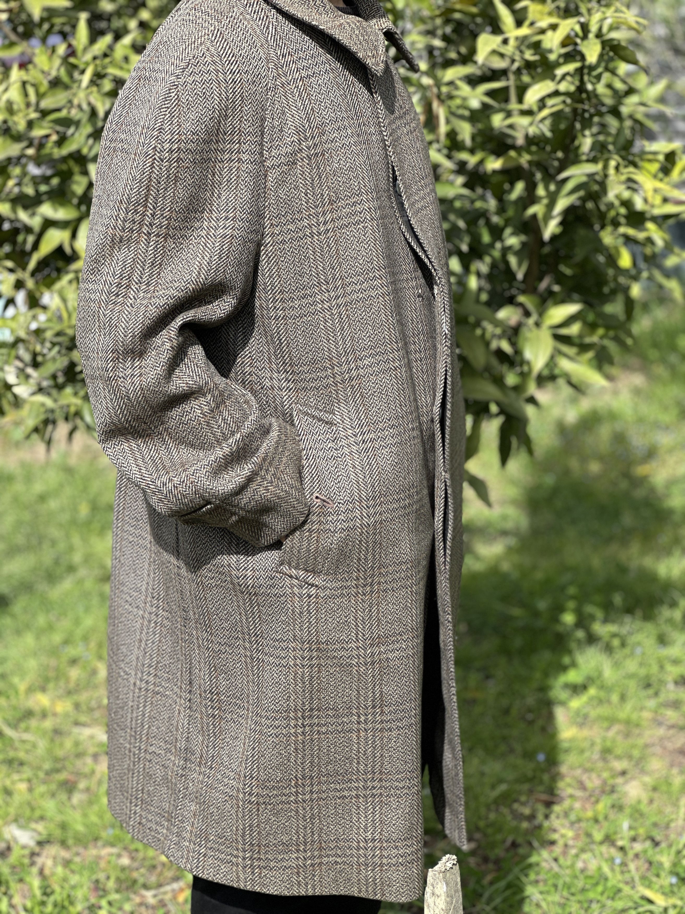 Burberry 1950 Hand Woven Irish Tweed Burberry Prorsum Trench 44 54 Size US L / EU 52-54 / 3 - 7 Thumbnail