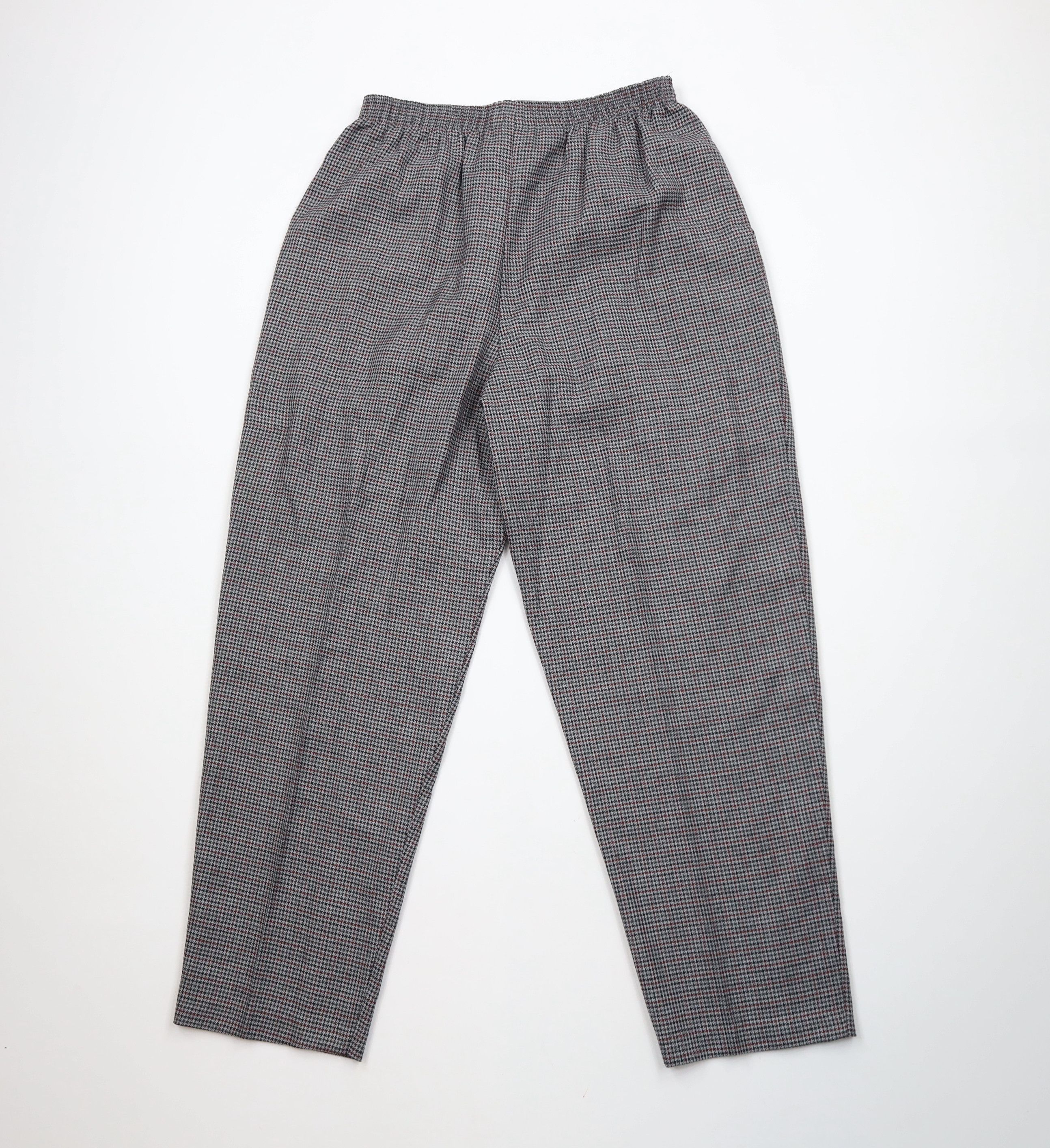 Vintage Vintage 90s Streetwear Leg Houndstooth Pants Trousers USA Size 36" / US 14 / IT 50 - 7 Thumbnail