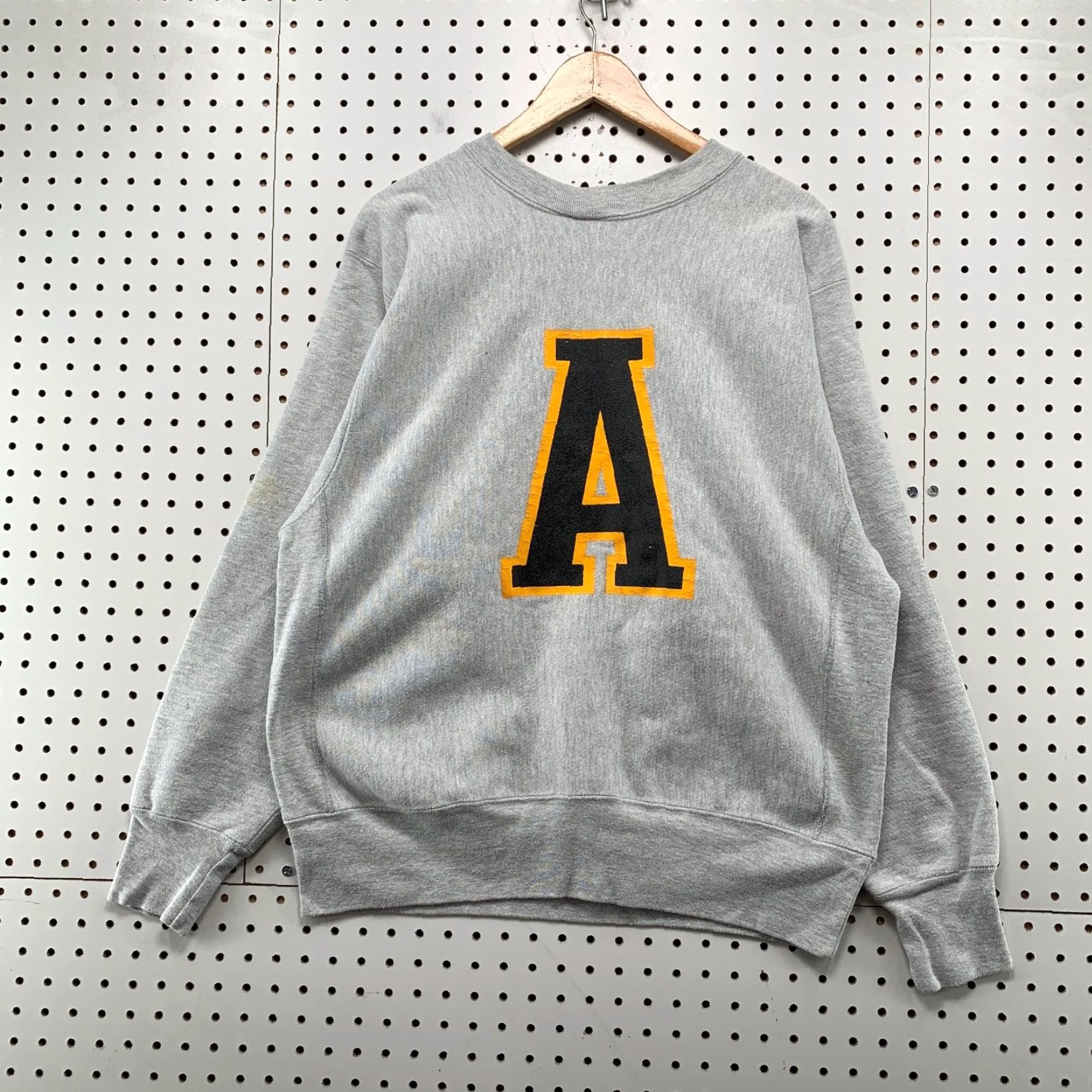 Vintage Vintage 90s Army Soccer Sweatshirt Mens Large Camber Reverse Weave USA Gray Cricket? Size US L / EU 52-54 / 3 - 2 Thumbnail