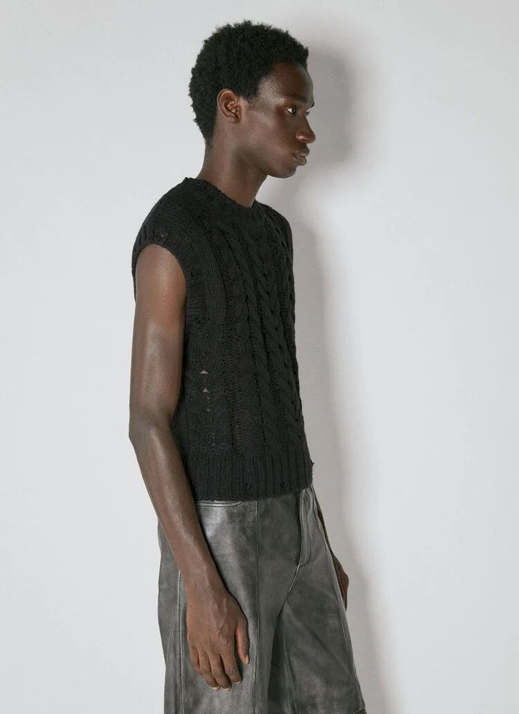 Han Kjobenhavn !DS! FW22 Han Kjobenhavn Knit Short Sleeved Sweater Vest Size US M / EU 48-50 / 2 - 3 Thumbnail